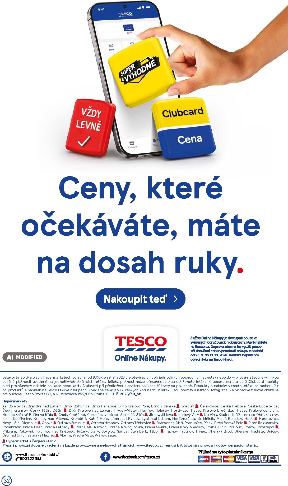 tesco - Budoucí Tesco leták platný od středy 23.09.2026 do úterý 29.09.2026 - page: 32