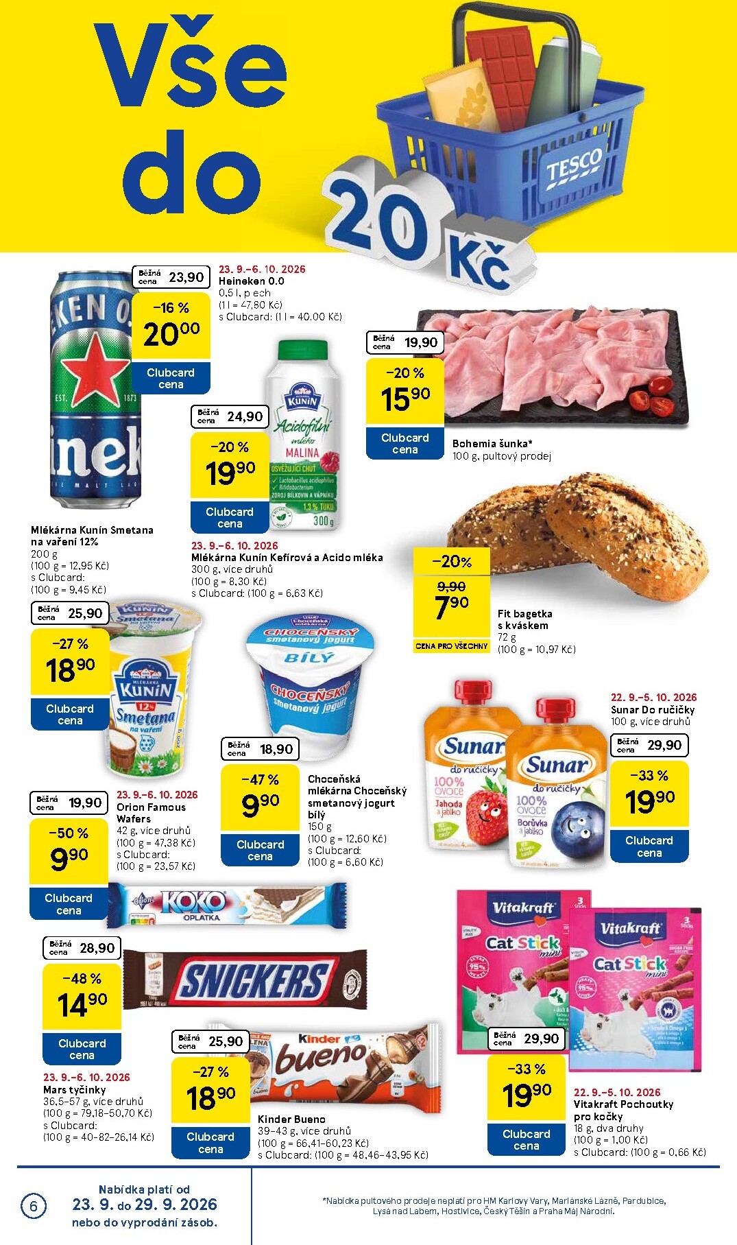 tesco - Aktuální Tesco leták platný od středy 23.09.2026 do úterý 29.09.2026 - page: 6
