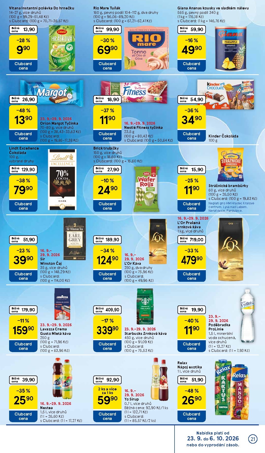 tesco - Aktuální Tesco leták platný od středy 23.09.2026 do úterý 29.09.2026 - page: 21