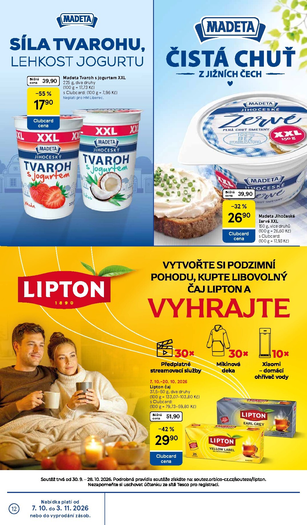 tesco - Budoucí Tesco leták platný od středy 07.10.2026 do úterý 13.10.2026 - page: 12