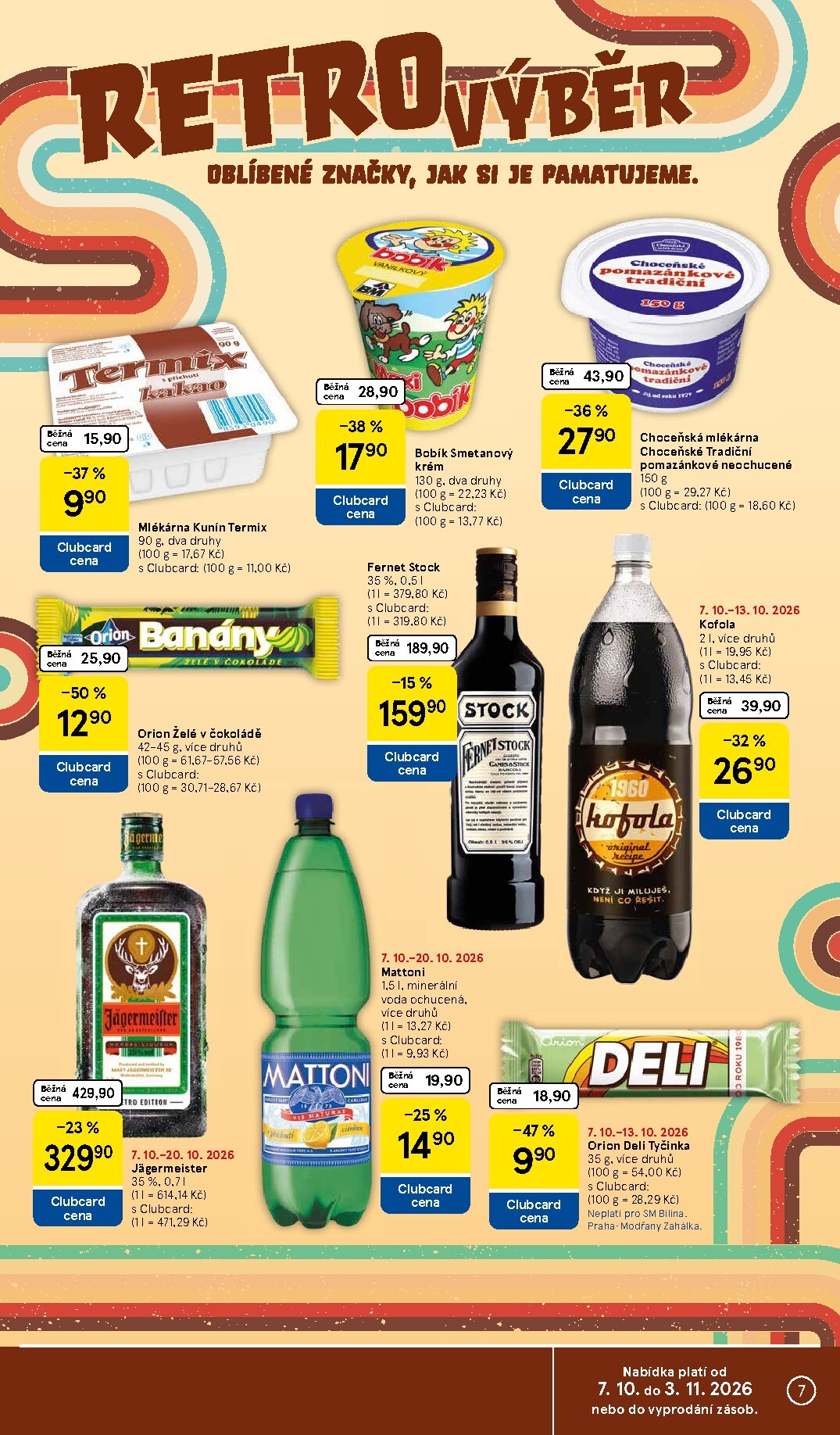 tesco - Budoucí Tesco supermarket leták platný od středy 07.10.2026 do úterý 13.10.2026 - page: 7