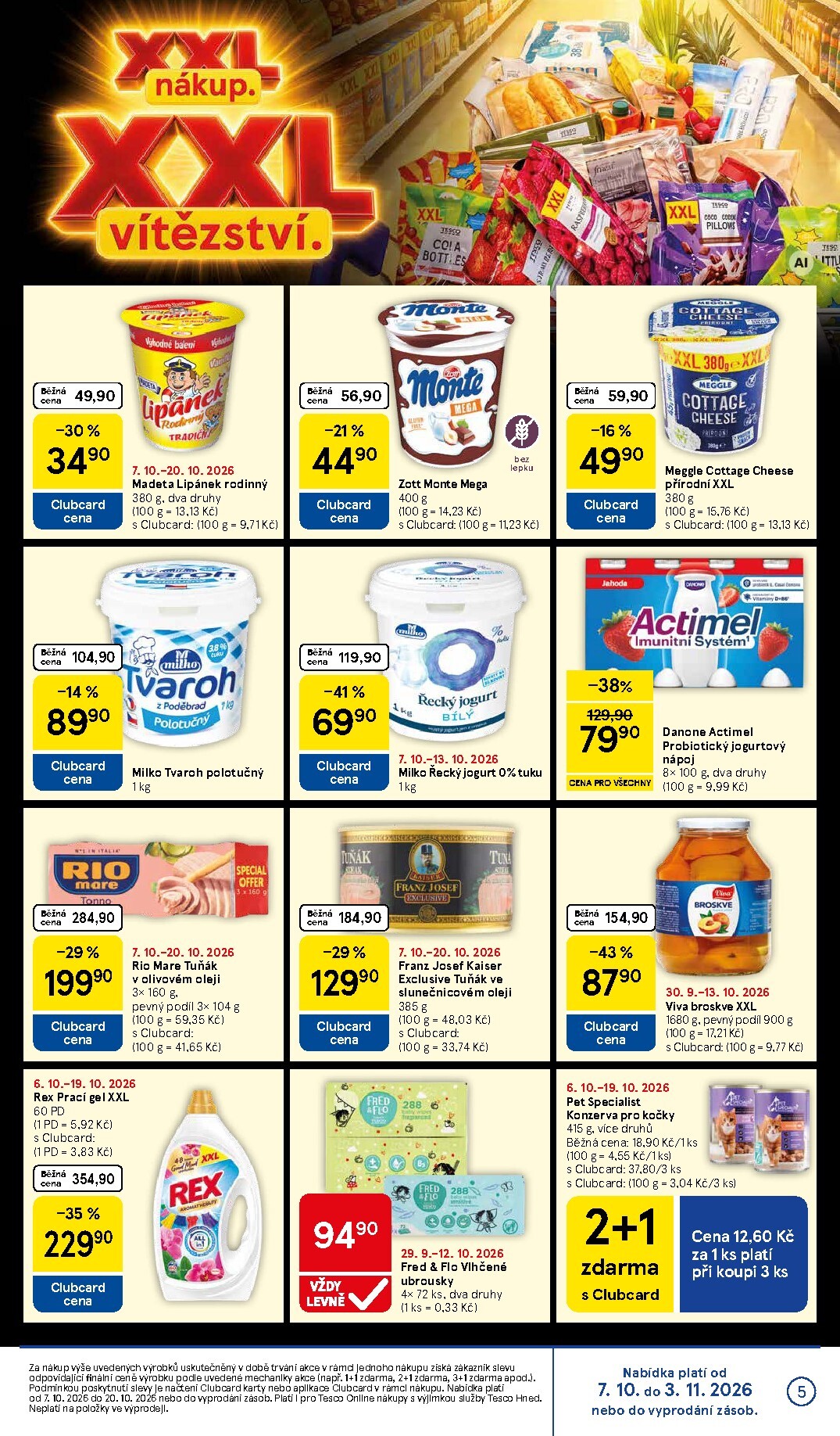 tesco - Budoucí Tesco supermarket leták platný od středy 07.10.2026 do úterý 13.10.2026 - page: 5