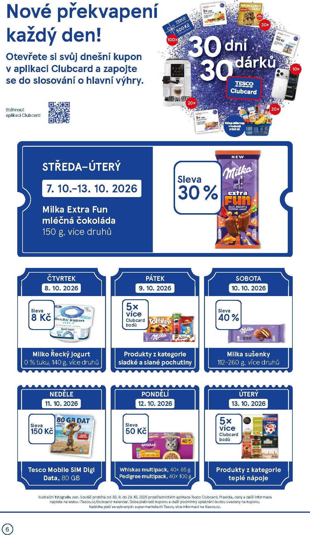 tesco - Budoucí Tesco supermarket leták platný od středy 07.10.2026 do úterý 13.10.2026 - page: 6