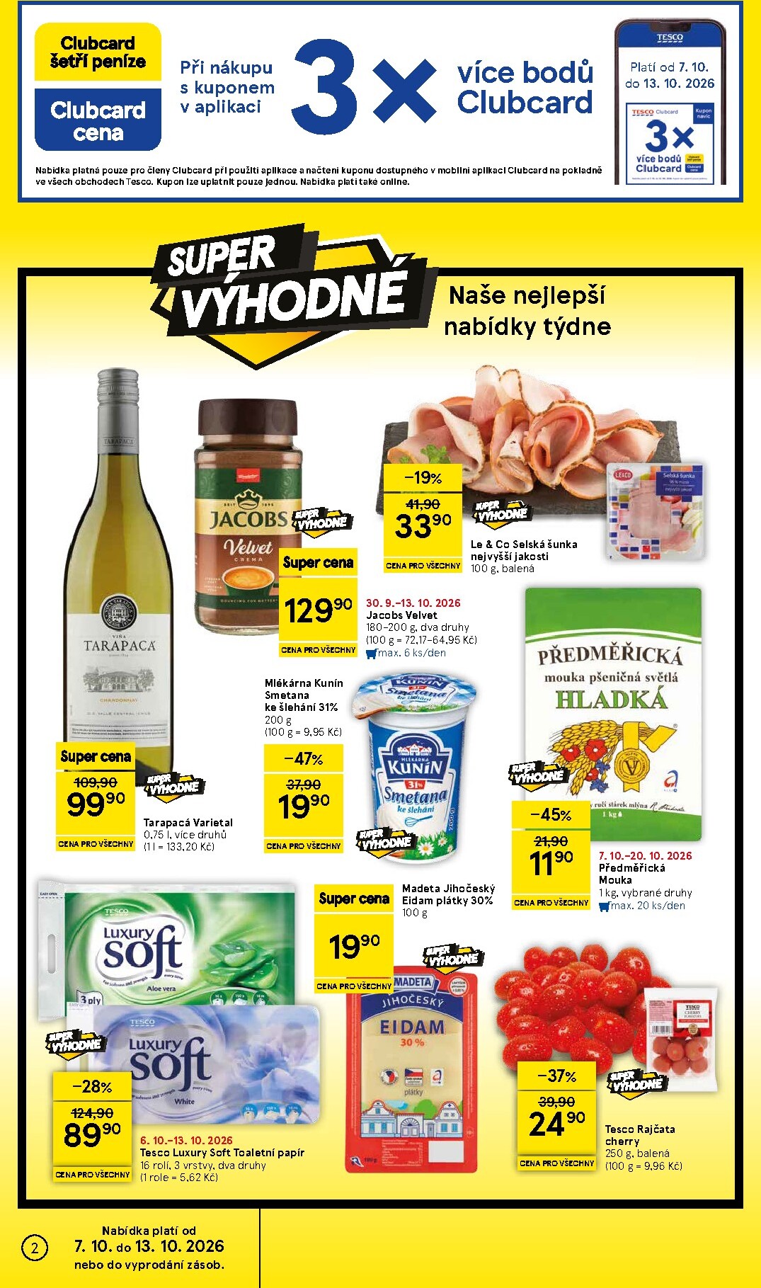 tesco - Budoucí Tesco supermarket leták platný od středy 07.10.2026 do úterý 13.10.2026 - page: 2