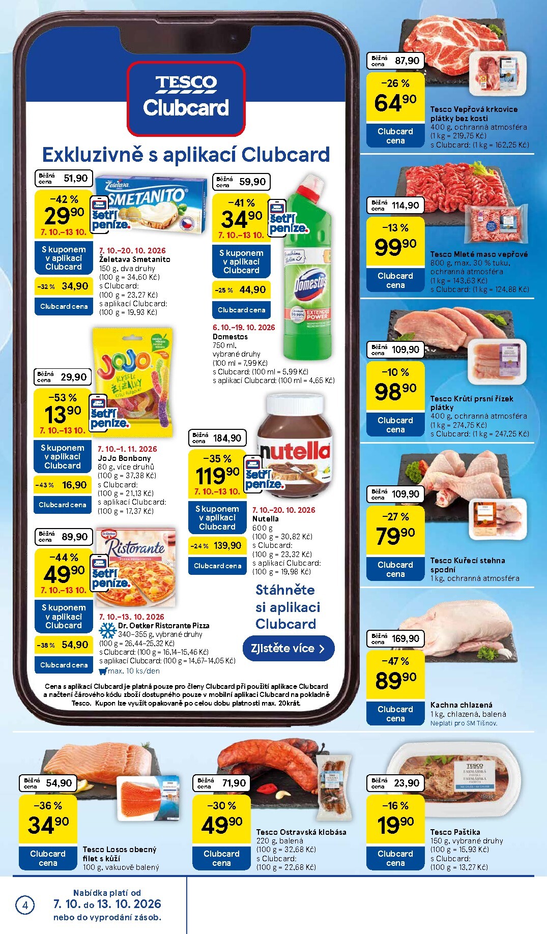 tesco - Budoucí Tesco supermarket leták platný od středy 07.10.2026 do úterý 13.10.2026 - page: 4