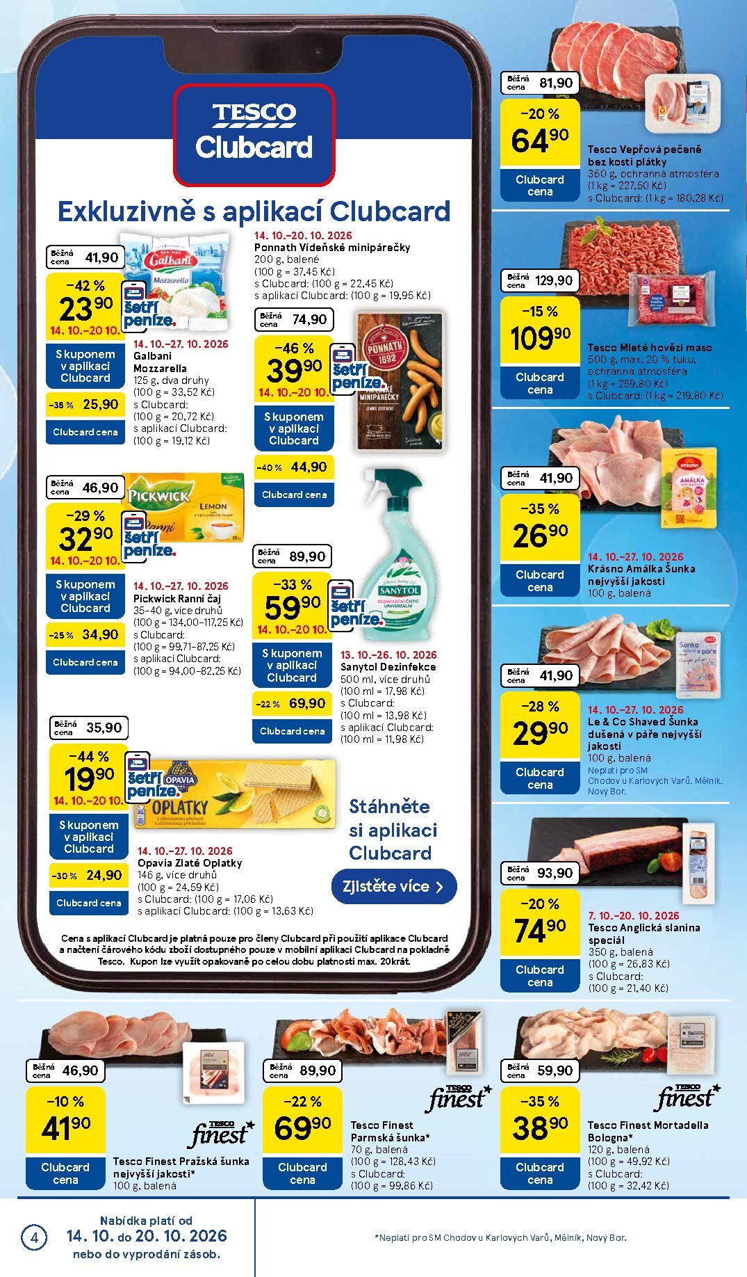tesco - Budoucí Tesco supermarket leták platný od středy 14.10.2026 do úterý 20.10.2026 - page: 4