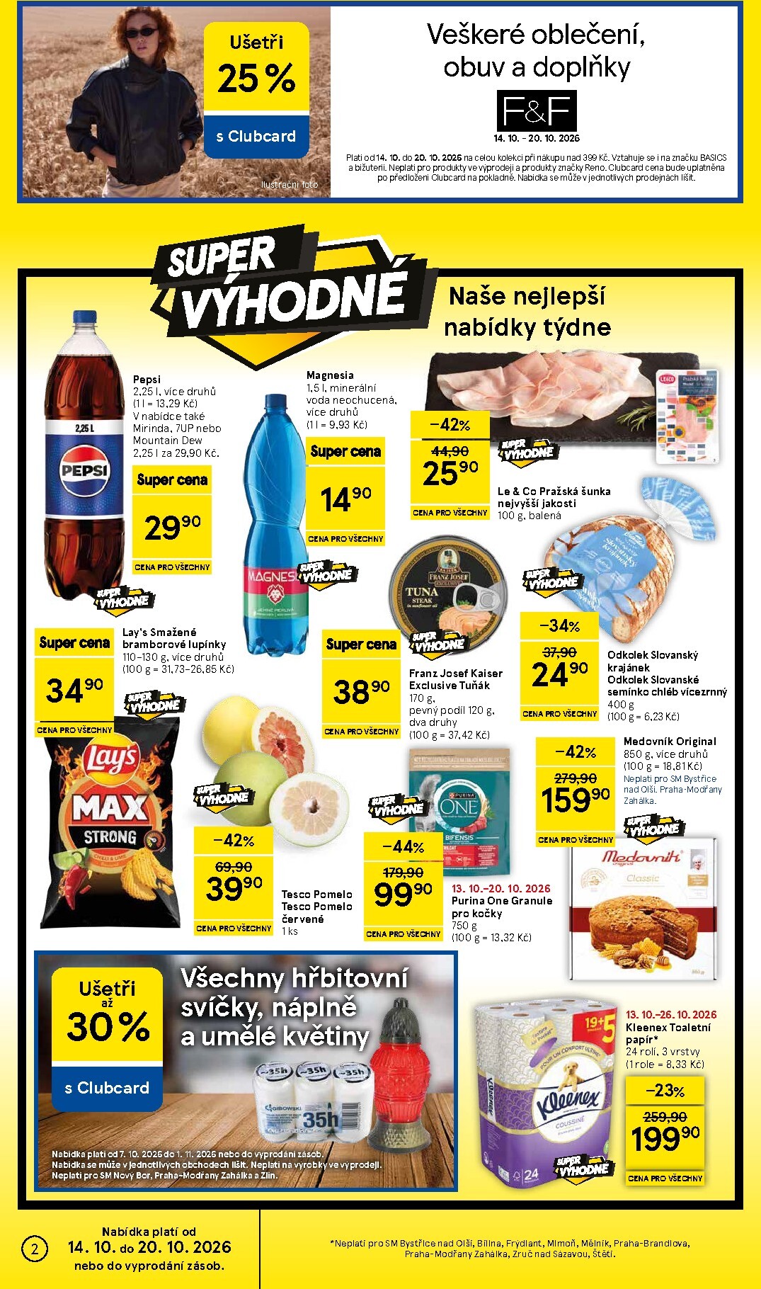 tesco - Budoucí Tesco supermarket leták platný od středy 14.10.2026 do úterý 20.10.2026 - page: 2