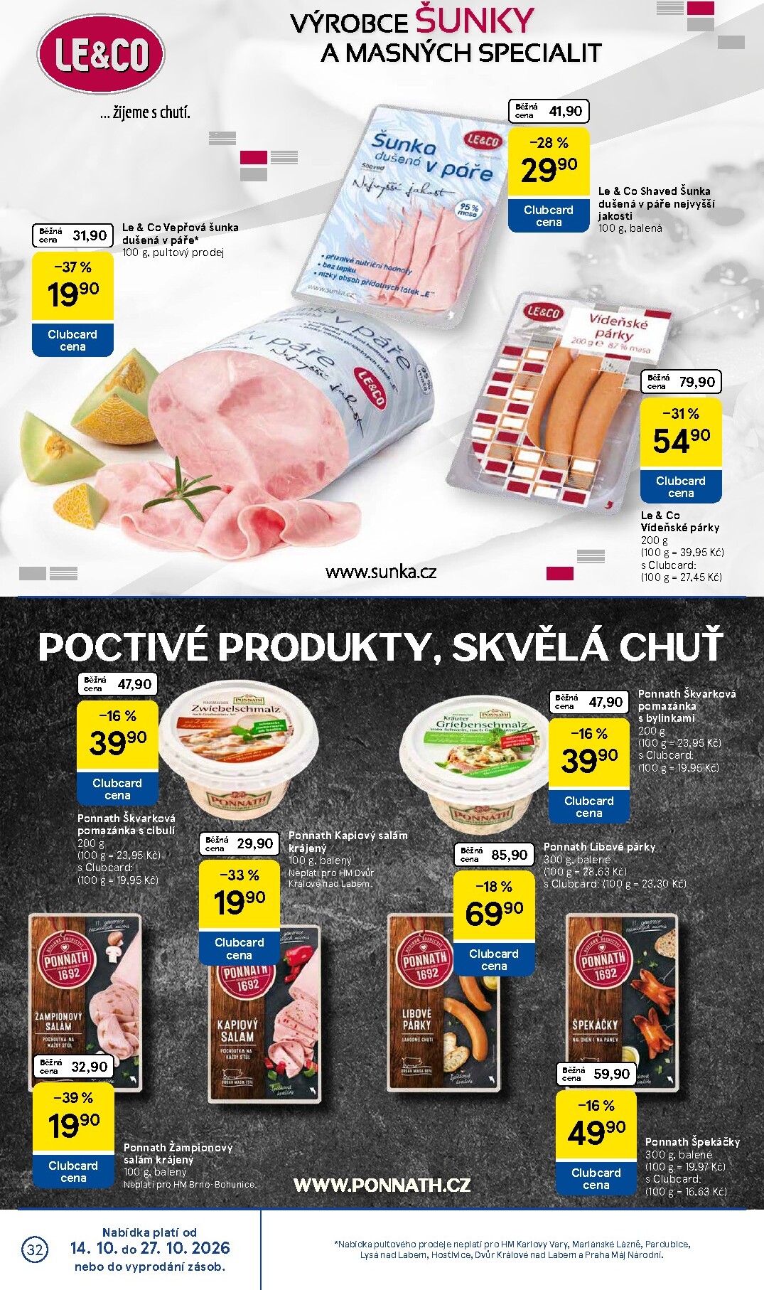 tesco - Budoucí Tesco leták platný od středy 14.10.2026 do úterý 20.10.2026 - page: 32