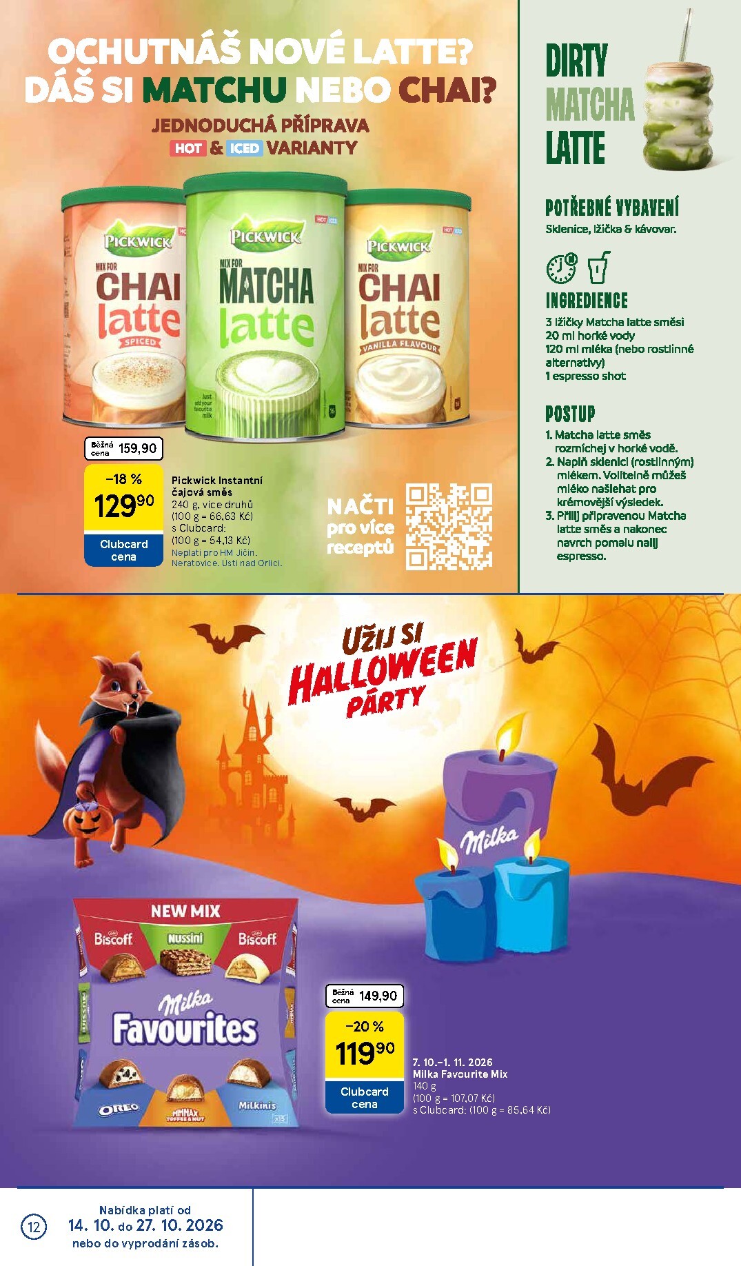 tesco - Budoucí Tesco leták platný od středy 14.10.2026 do úterý 20.10.2026 - page: 12