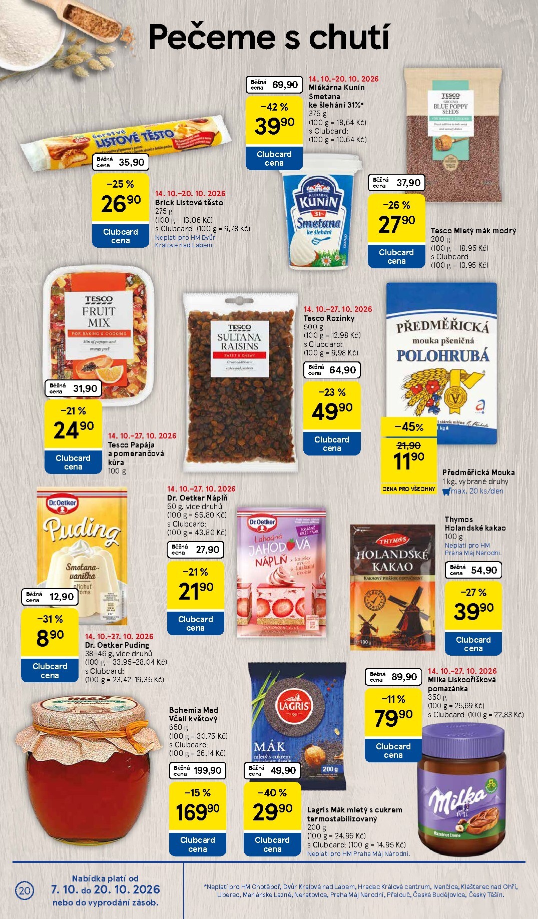tesco - Budoucí Tesco leták platný od středy 14.10.2026 do úterý 20.10.2026 - page: 20
