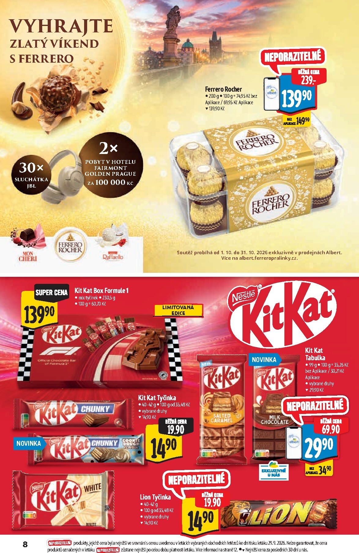 albert - Budoucí Albert Supermarket - Značky leták platný od středy 07.10.2026 do úterý 20.10.2026 - page: 8