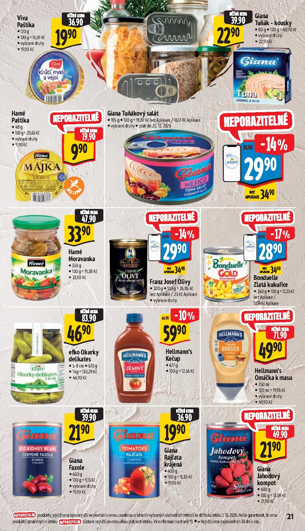 albert - Budoucí Albert Supermarket leták platný od středy 07.10.2026 do úterý 13.10.2026 - page: 31