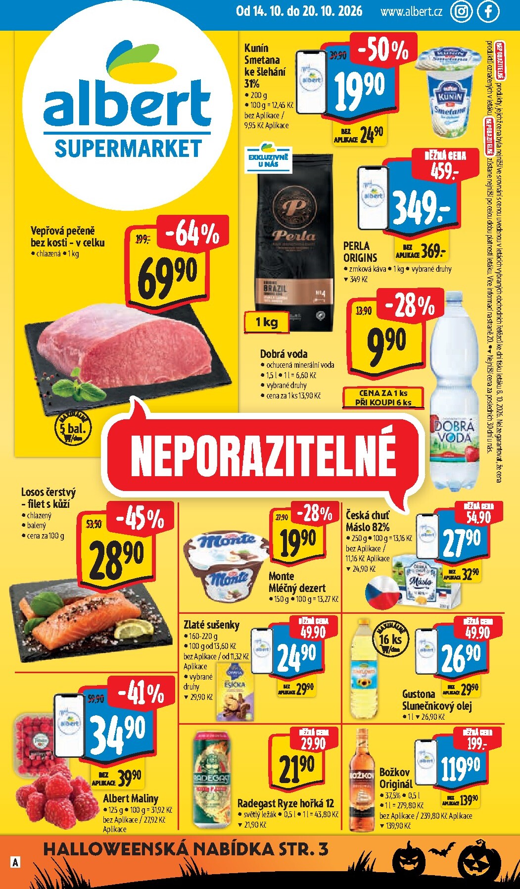 albert - Budoucí Albert Supermarket leták platný od středy 14.10.2026 do úterý 20.10.2026