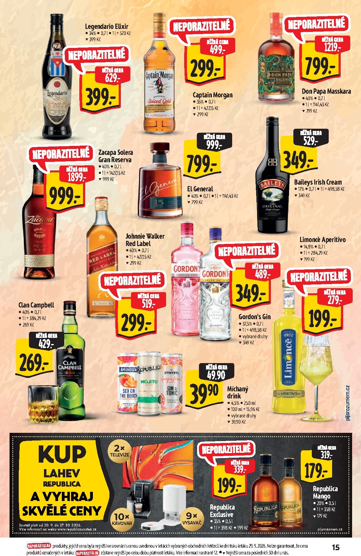 albert - Aktuální Albert Supermarket - Značky leták platný od středy 07.10.2026 do úterý 20.10.2026 - page: 15