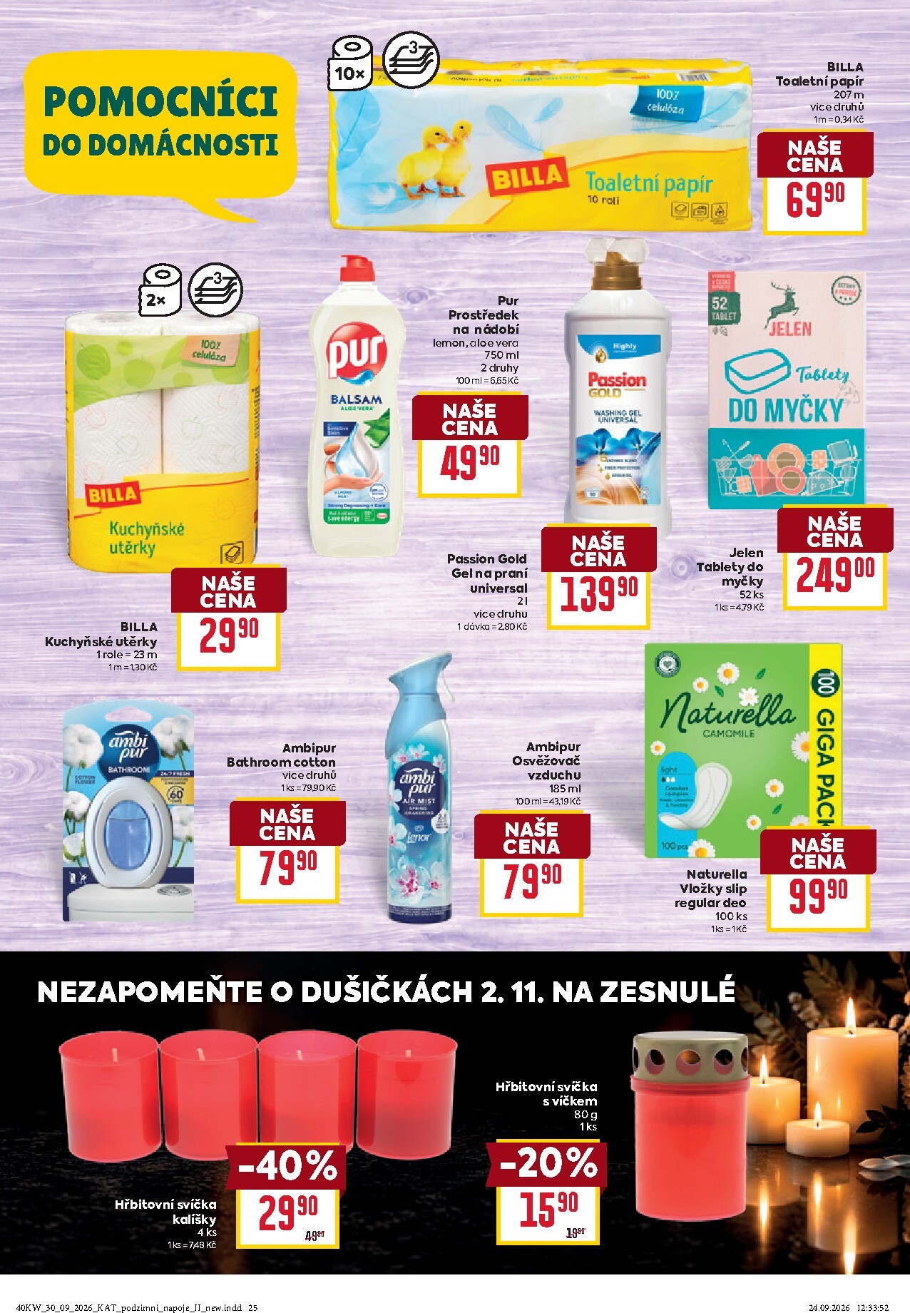 billa - Aktuální Billa - Katalog: Podzimní nápoje leták platný od středy 30.09.2026 do úterý 20.10.2026 - page: 25