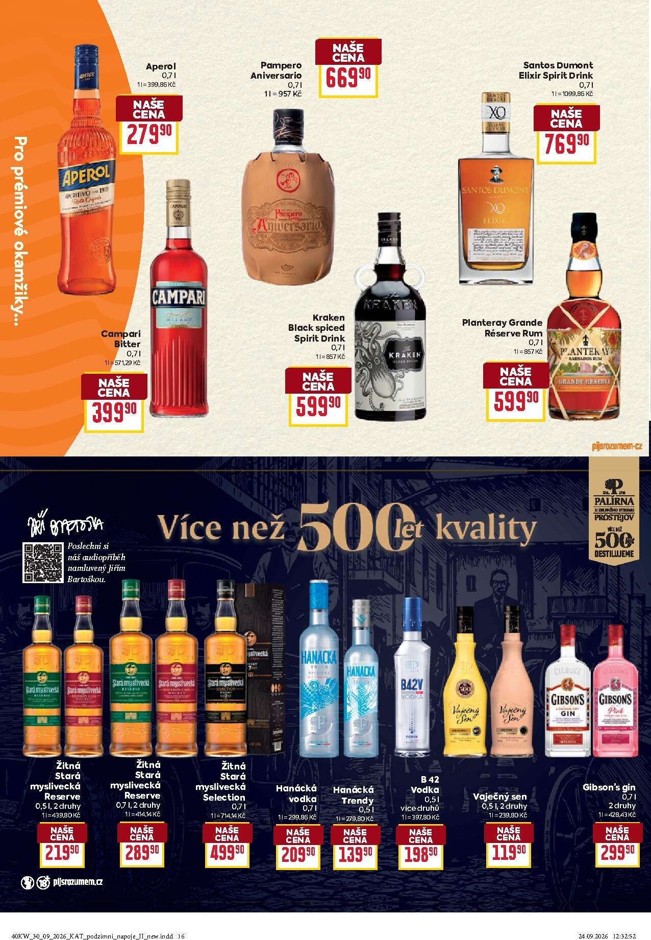 billa - Aktuální Billa - Katalog: Podzimní nápoje leták platný od středy 30.09.2026 do úterý 20.10.2026 - page: 16