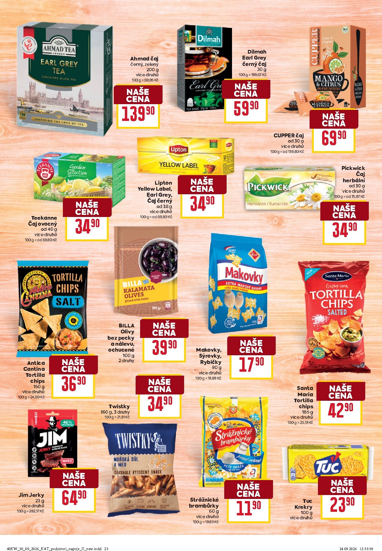 billa - Aktuální Billa - Katalog: Podzimní nápoje leták platný od středy 30.09.2026 do úterý 20.10.2026 - page: 23
