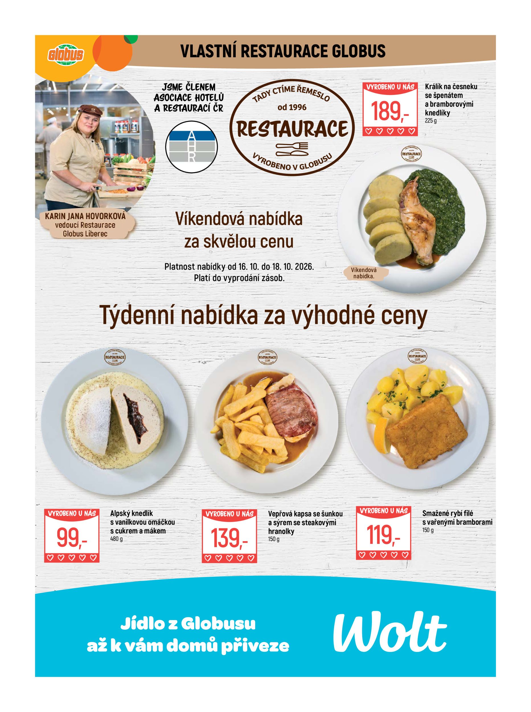 globus - Globus Liberec leták na příští týden od středy 14.10.2026 do úterý 20.10.2026 - page: 9