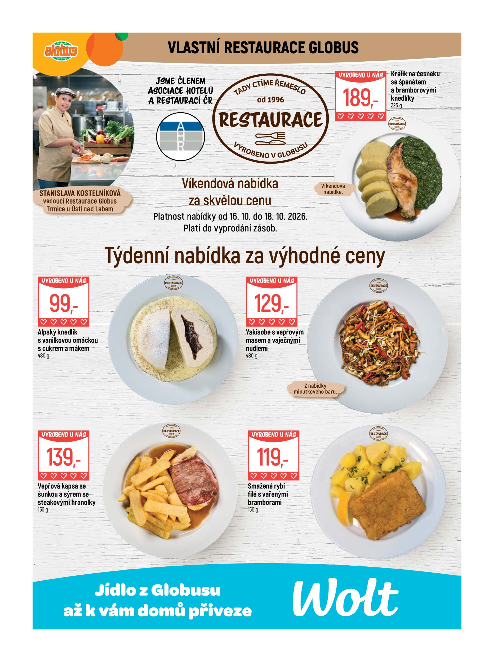 globus - Globus Trmice leták na příští týden od středy 14.10.2026 do úterý 20.10.2026 - page: 9
