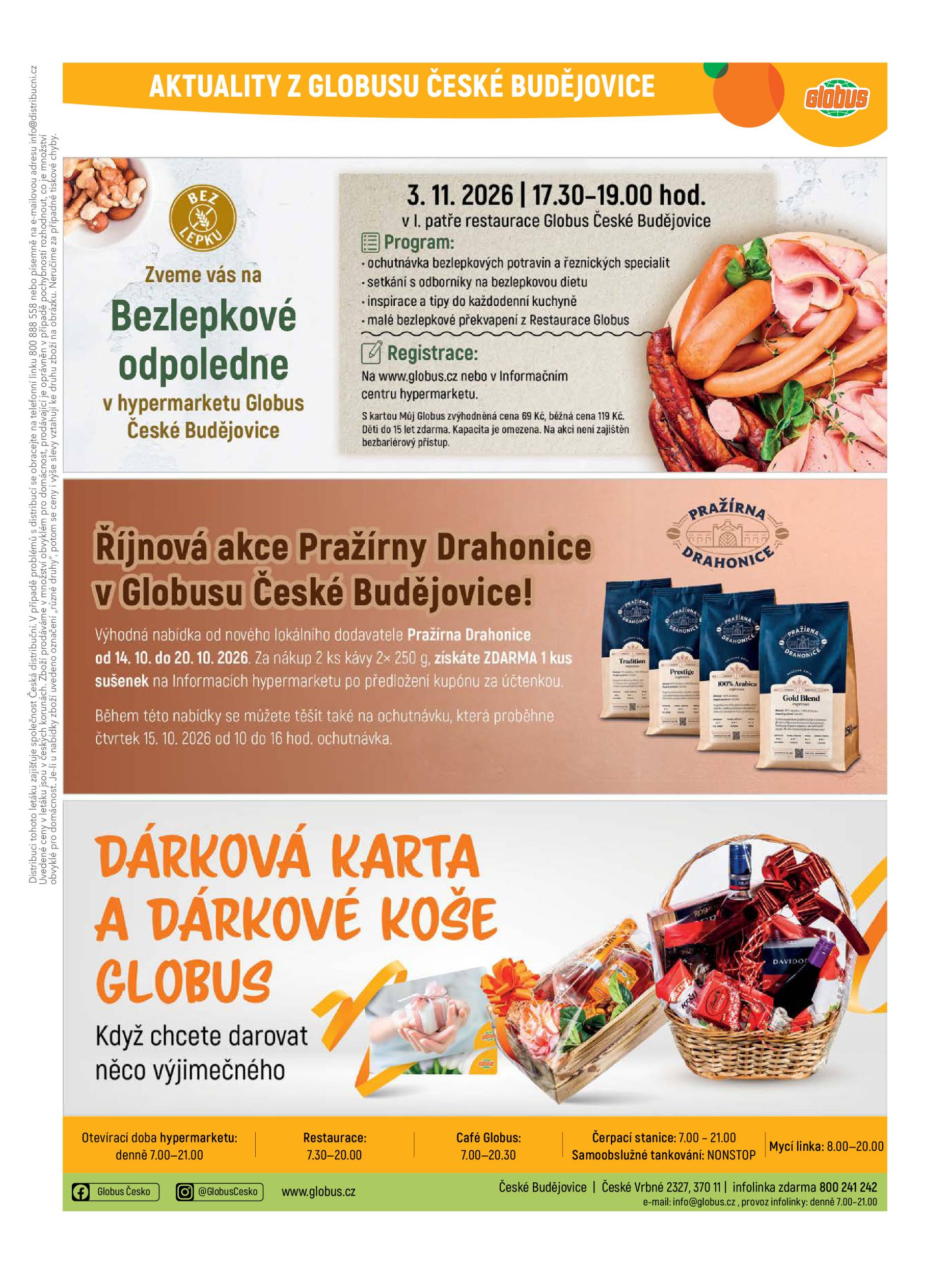 globus - Globus České Budějovice leták na příští týden od středy 14.10.2026 do úterý 20.10.2026 - page: 48