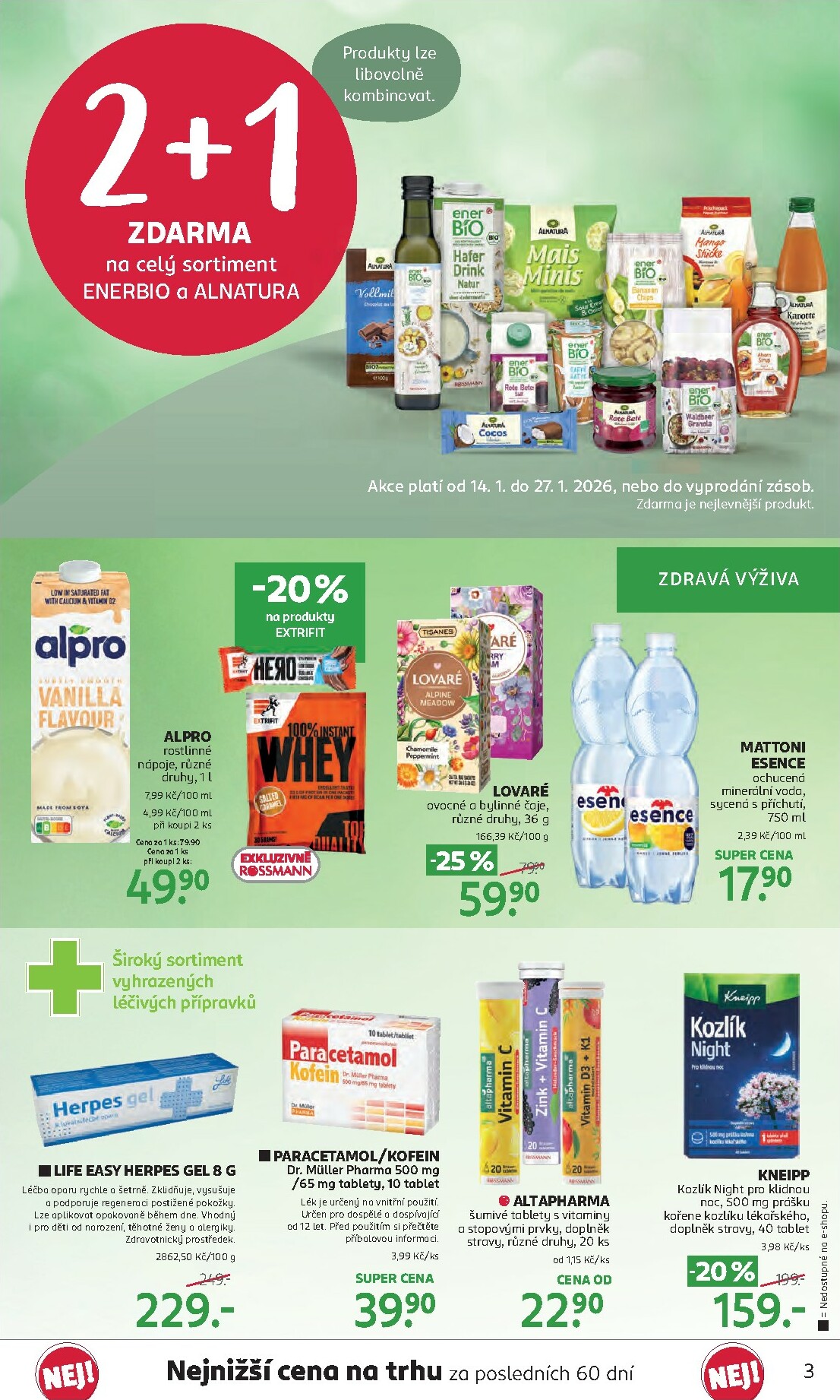 rossmann - Aktuální leták ROSSMANN od 14.01. do 27.01. - page: 3
