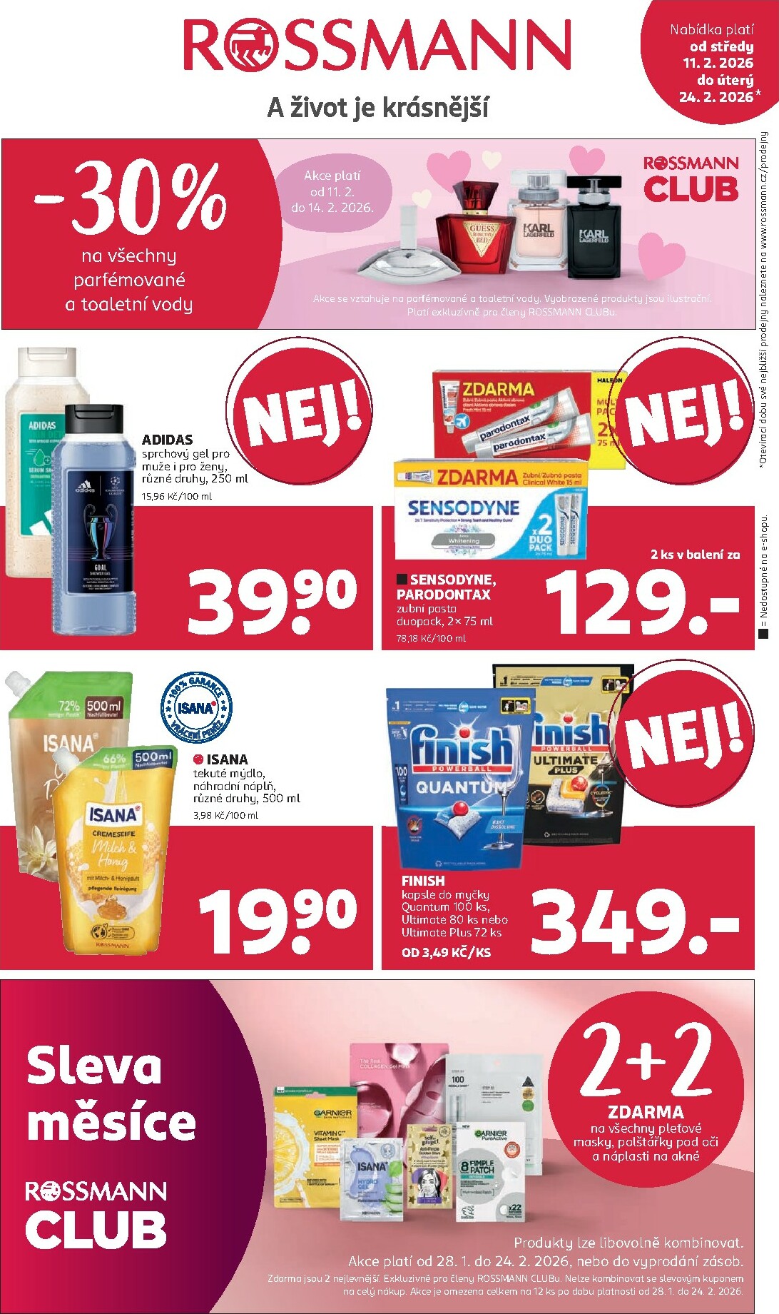 rossmann - ROSSMANN leták platný od středy 11.02.2026 do úterý 24.02.2026