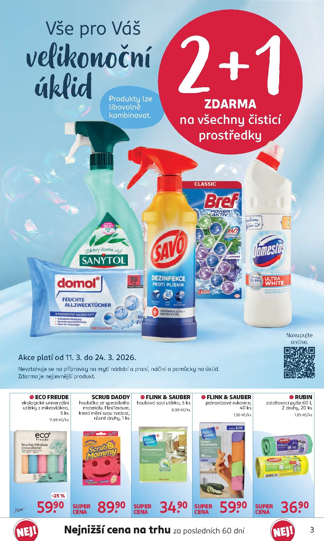 rossmann - ROSSMANN leták platný od středy 11.03.2026 do úterý 24.03.2026 - page: 3