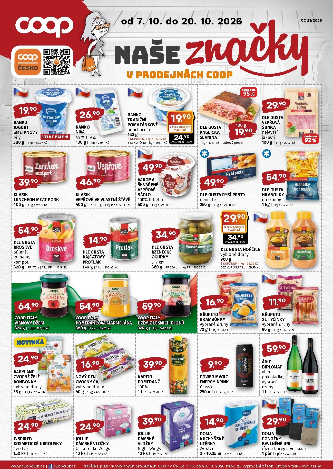 coop - Aktuální Coop - Naše značky leták platný od středy 07.10.2026 do úterý 20.10.2026 - page: 2
