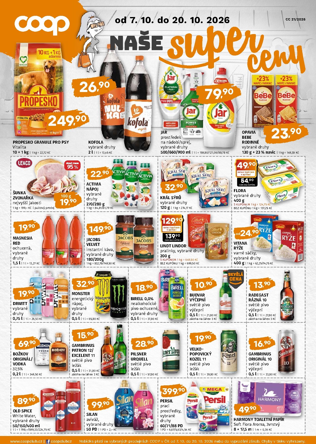 coop - Aktuální Coop - Naše značky leták platný od středy 07.10.2026 do úterý 20.10.2026