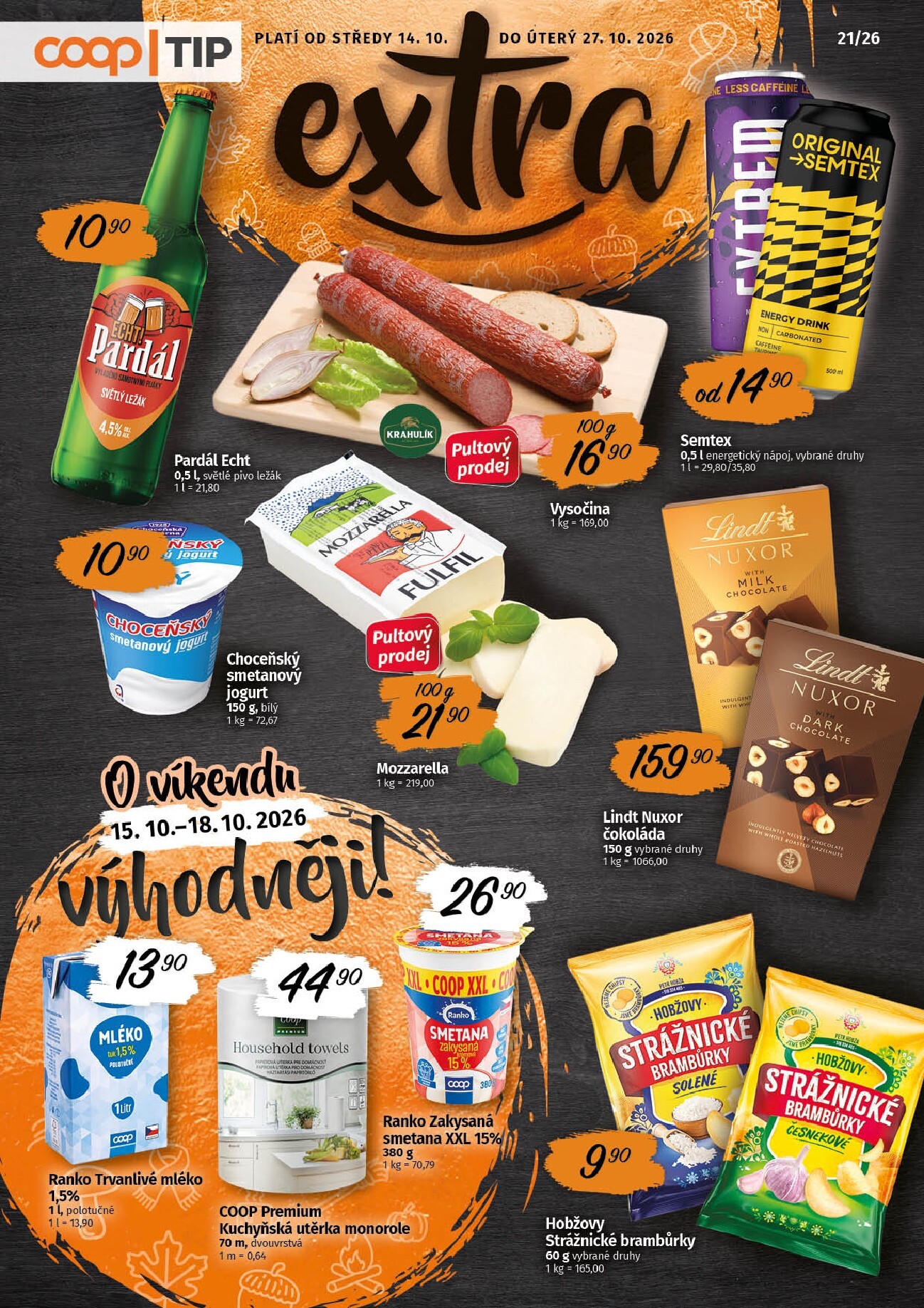 coop - Budoucí Coop - TIP extra leták platný od středy 14.10.2026 do úterý 27.10.2026 - page: 1