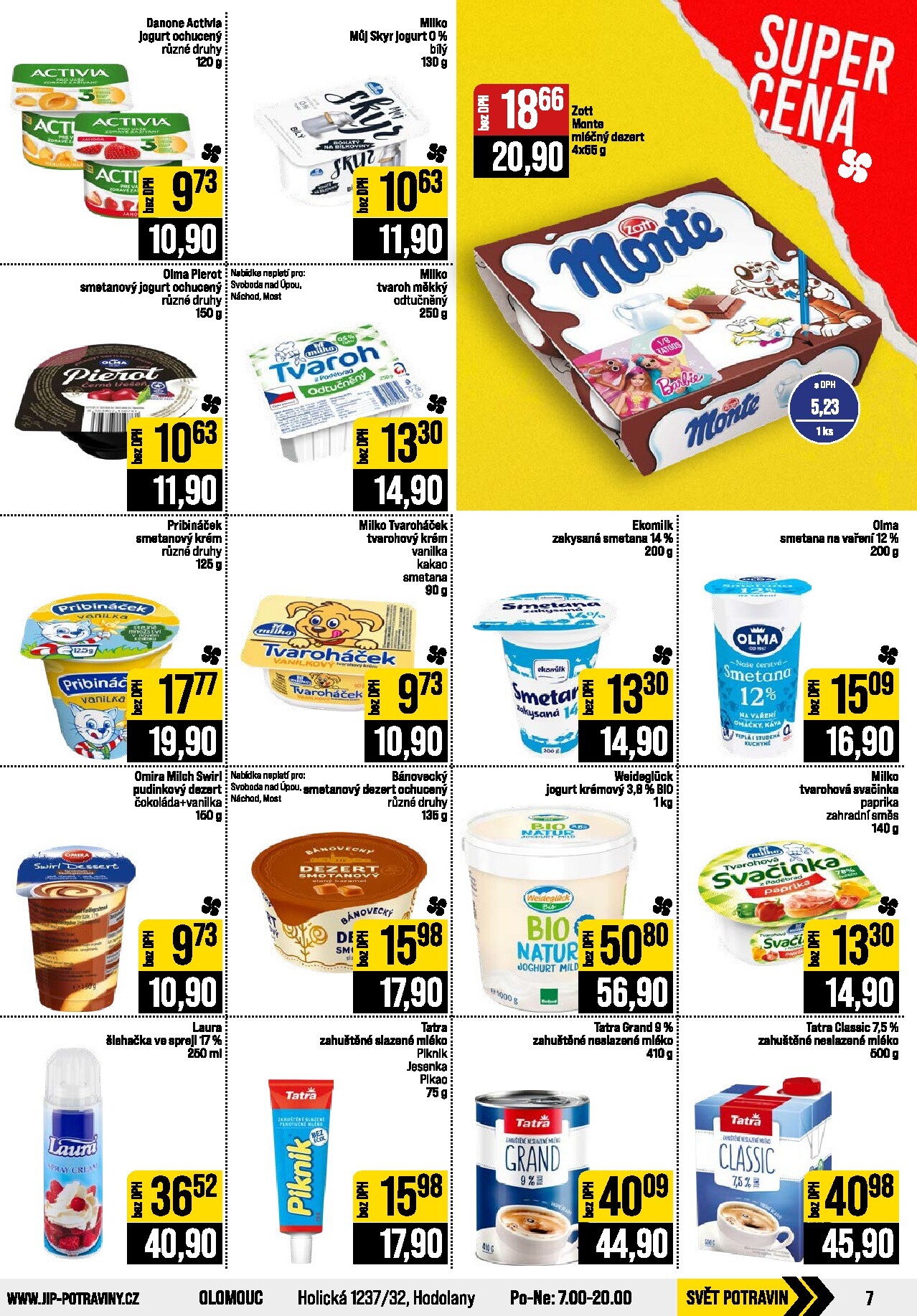 jip - JIP - České Budějovice, Most, Svoboda nad Úpou, Náchod, Sušice leták na příští týden od středy 30.09.2026 do úterý 06.10.2026 - page: 7