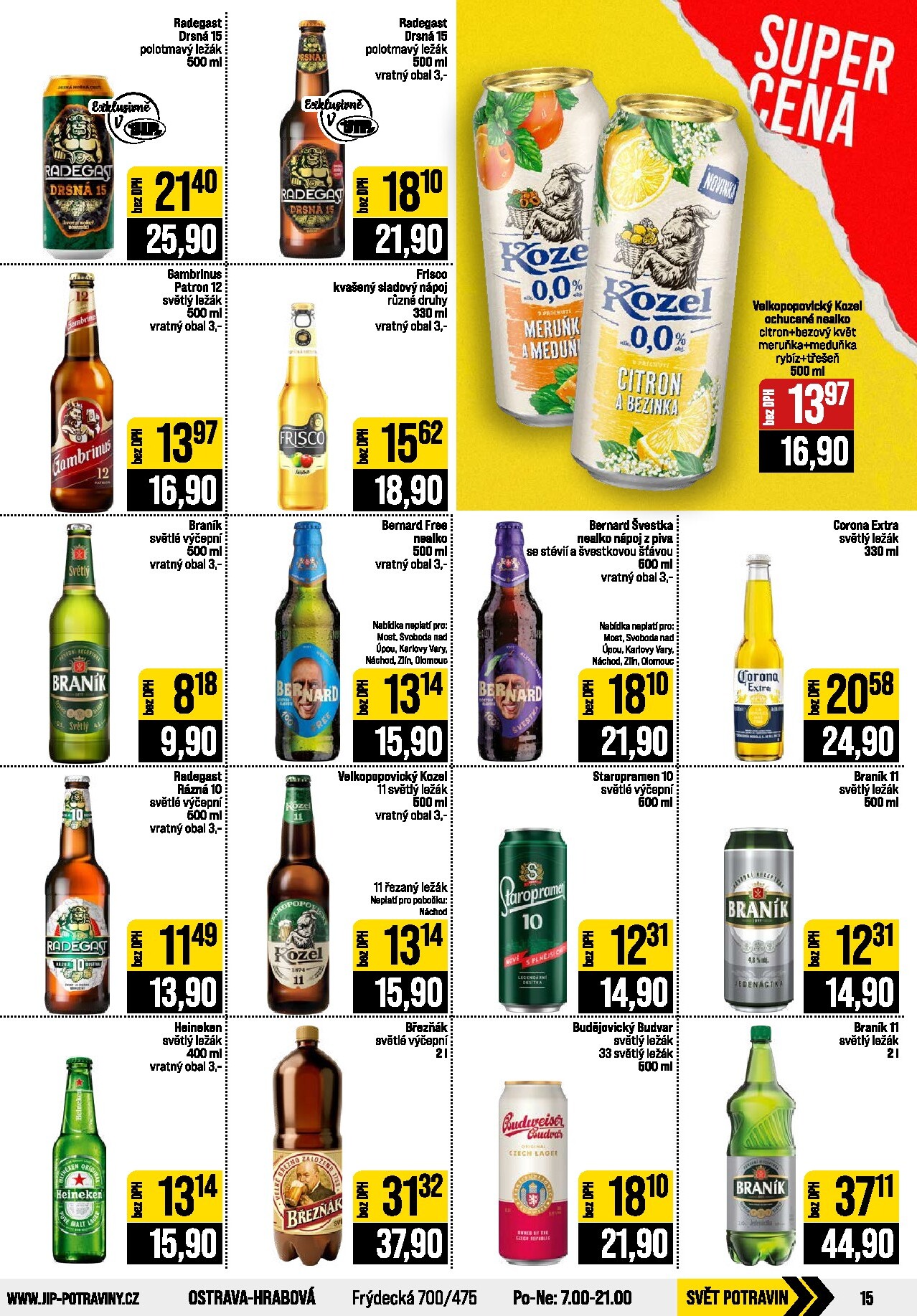 jip - JIP - České Budějovice, Most, Svoboda nad Úpou, Náchod, Sušice leták na příští týden od středy 14.10.2026 do úterý 20.10.2026 - page: 15