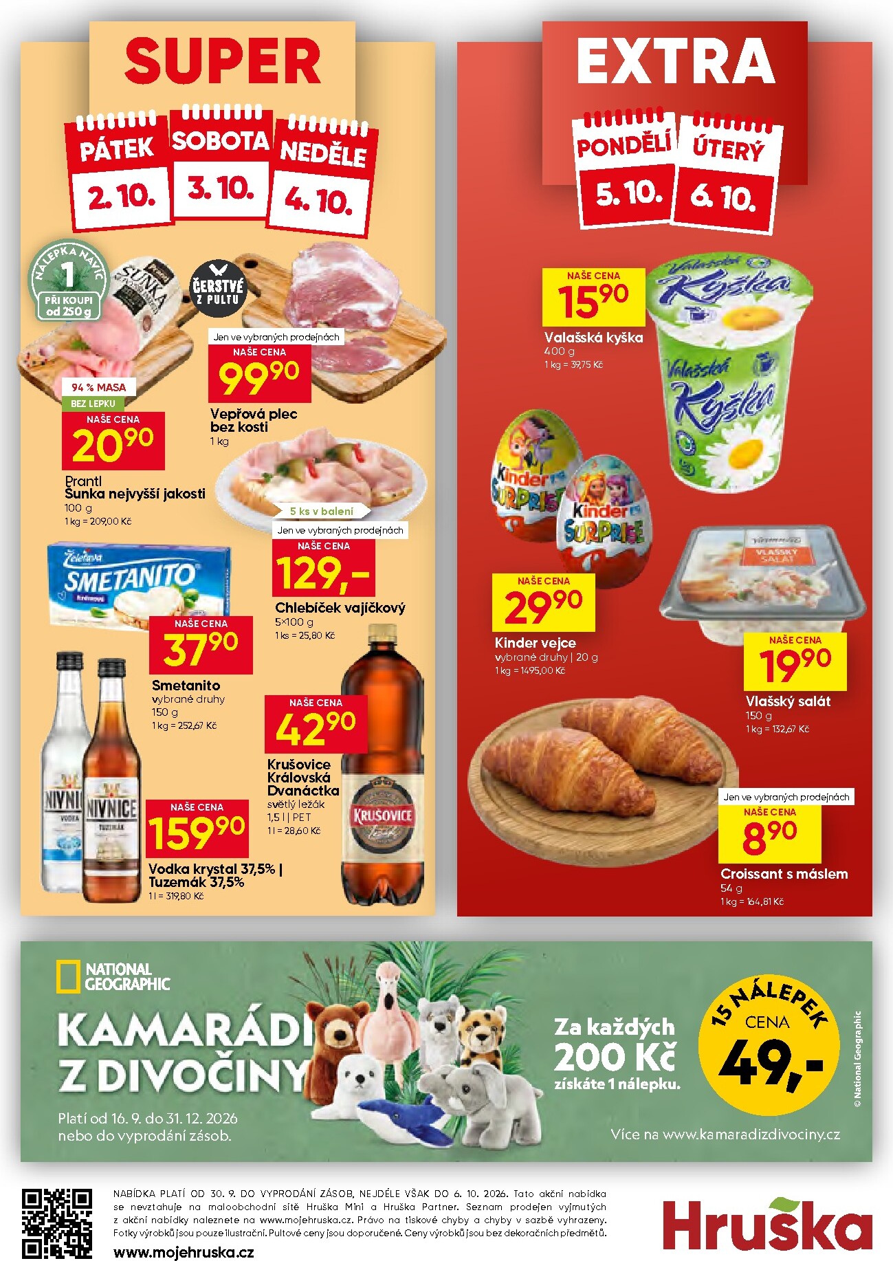 hruska - Aktuální Hruška leták platný od středy 30.09.2026 do úterý 06.10.2026 - page: 12
