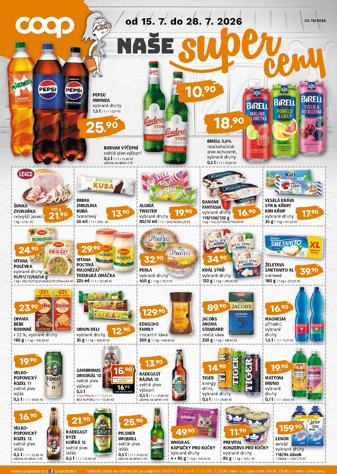 terno - Budoucí Terno - Super ceny leták platný od středy 15.07.2026 do úterý 28.07.2026