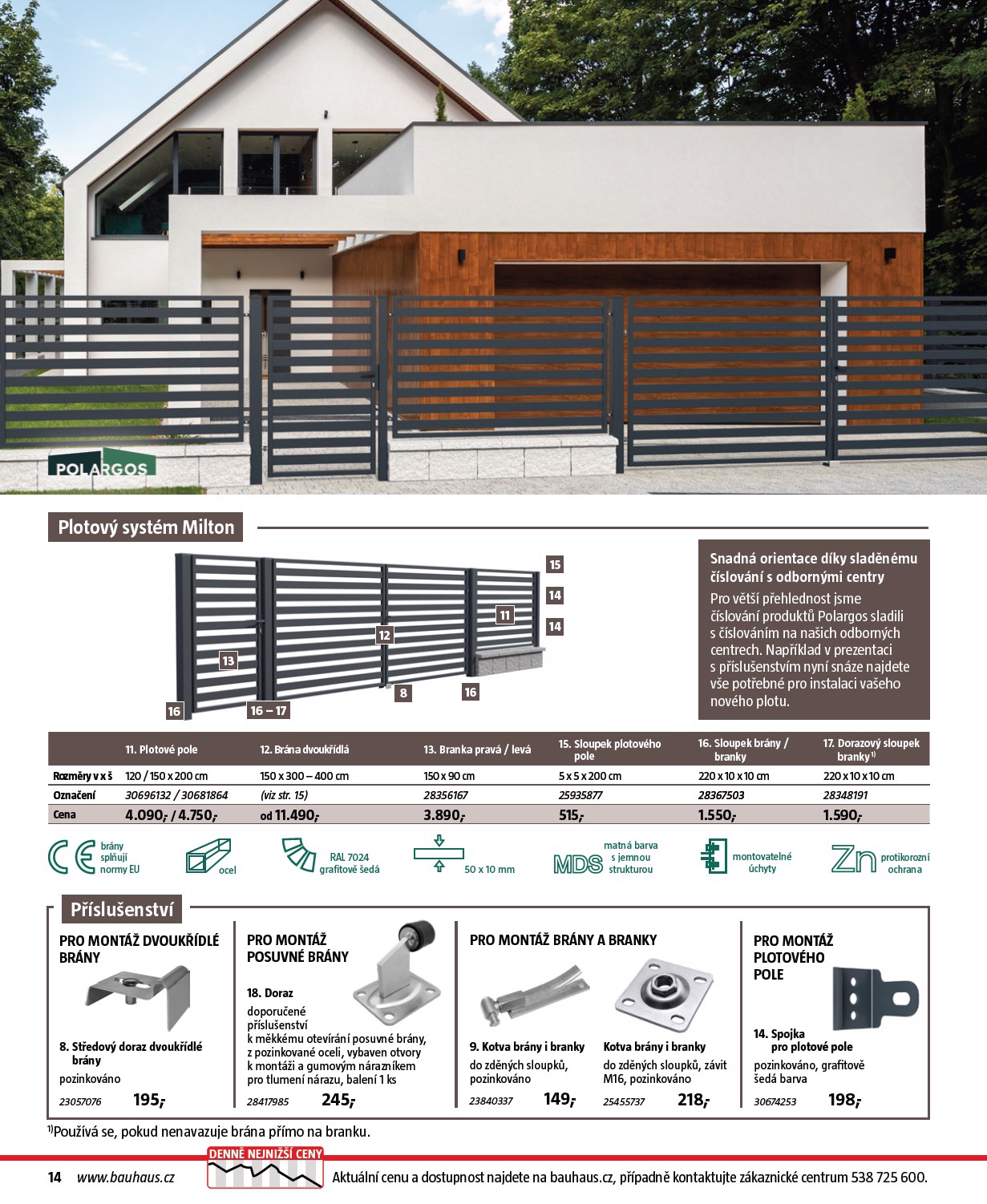 bauhaus - Bauhaus - Katalog Ploty a stínění leták platný od úterý 17.03.2026 do soboty 31.10.2026 - page: 14