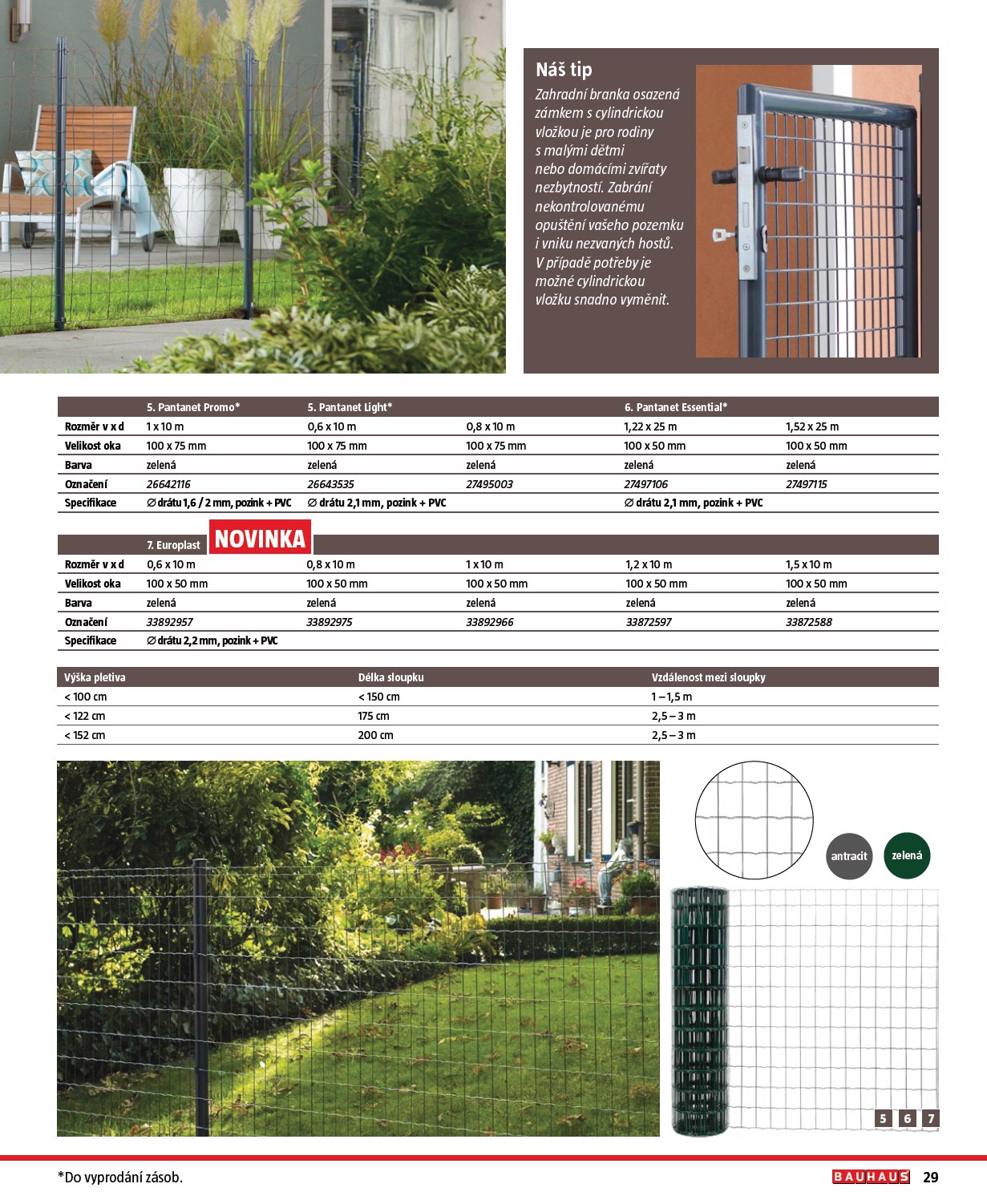 bauhaus - Bauhaus - Katalog Ploty a stínění leták platný od úterý 17.03.2026 do soboty 31.10.2026 - page: 29