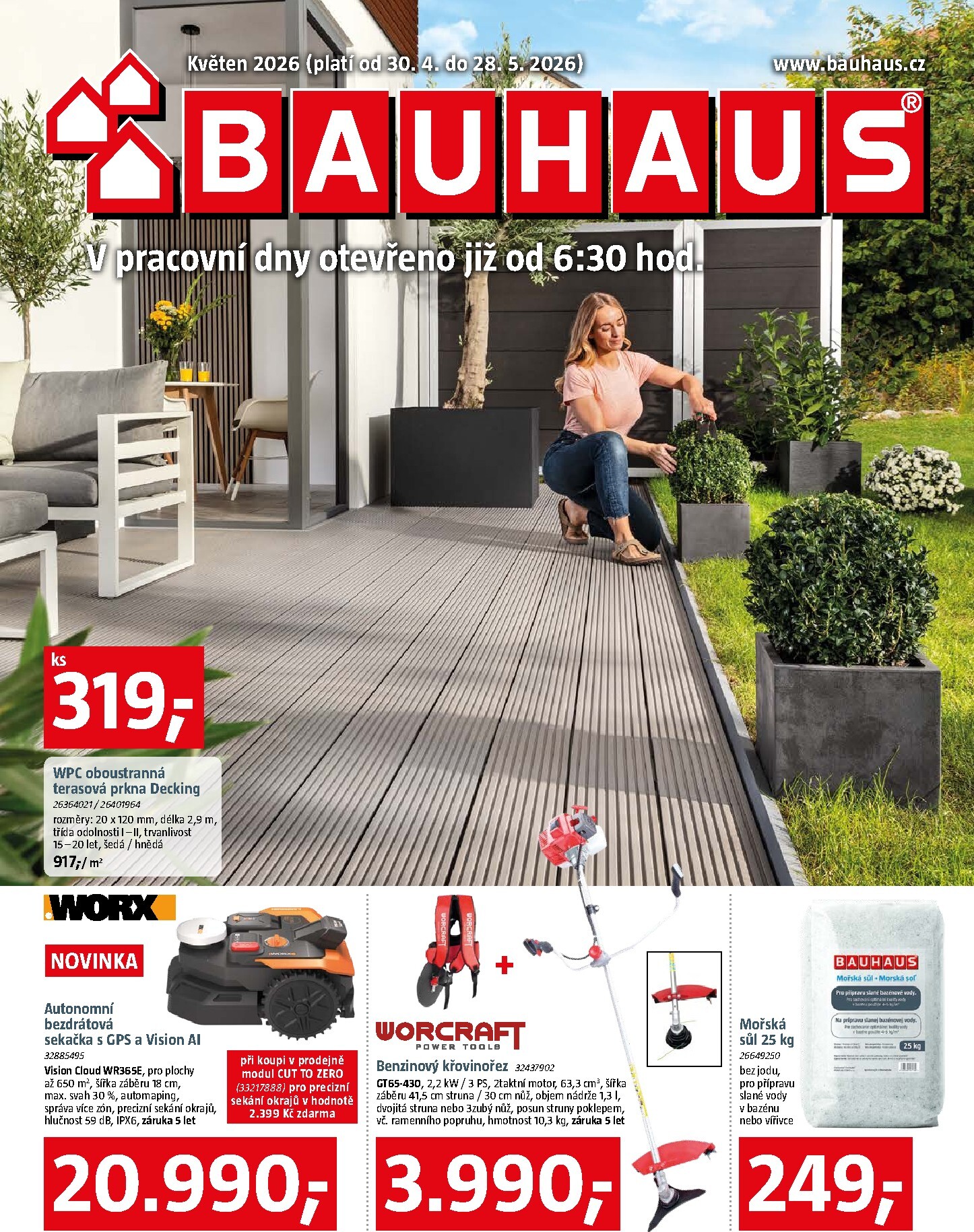 bauhaus - Aktuální Bauhaus leták platný od čtvrtka 30.04.2026 do čtvrtka 28.05.2026
