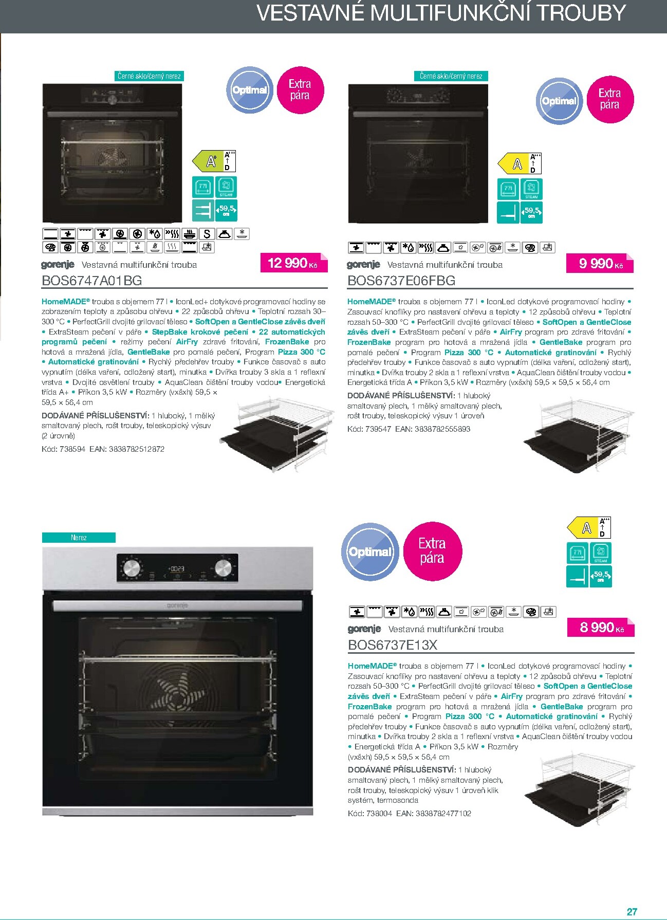 mobelix - Aktuální Möbelix - Gorenje leták platný od čtvrtka 01.01.2026 do čtvrtka 31.12.2026 - page: 27