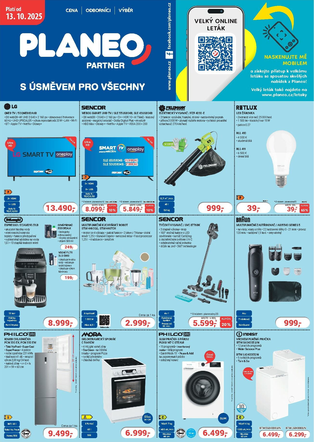 planeo-elektro - Aktuální leták Planeo od 13.10. do 19.10.