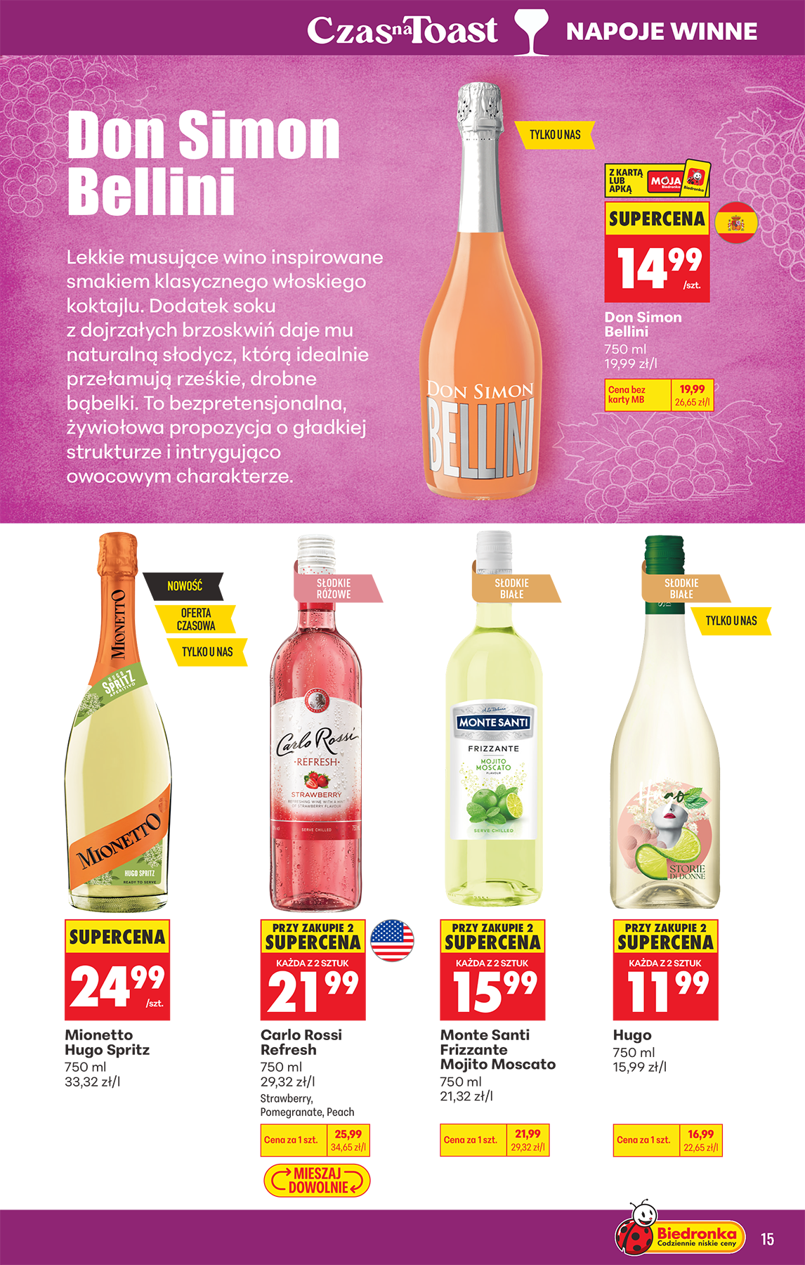 biedronka - Aktuální Biedronka - Czas na toast leták platný od pondělí 05.10.2026 do soboty 17.10.2026 - page: 15
