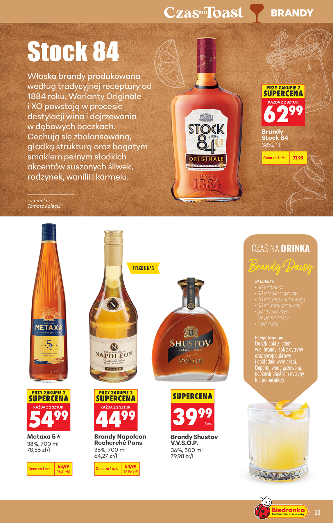 biedronka - Aktuální Biedronka - Czas na toast leták platný od pondělí 05.10.2026 do soboty 17.10.2026 - page: 33