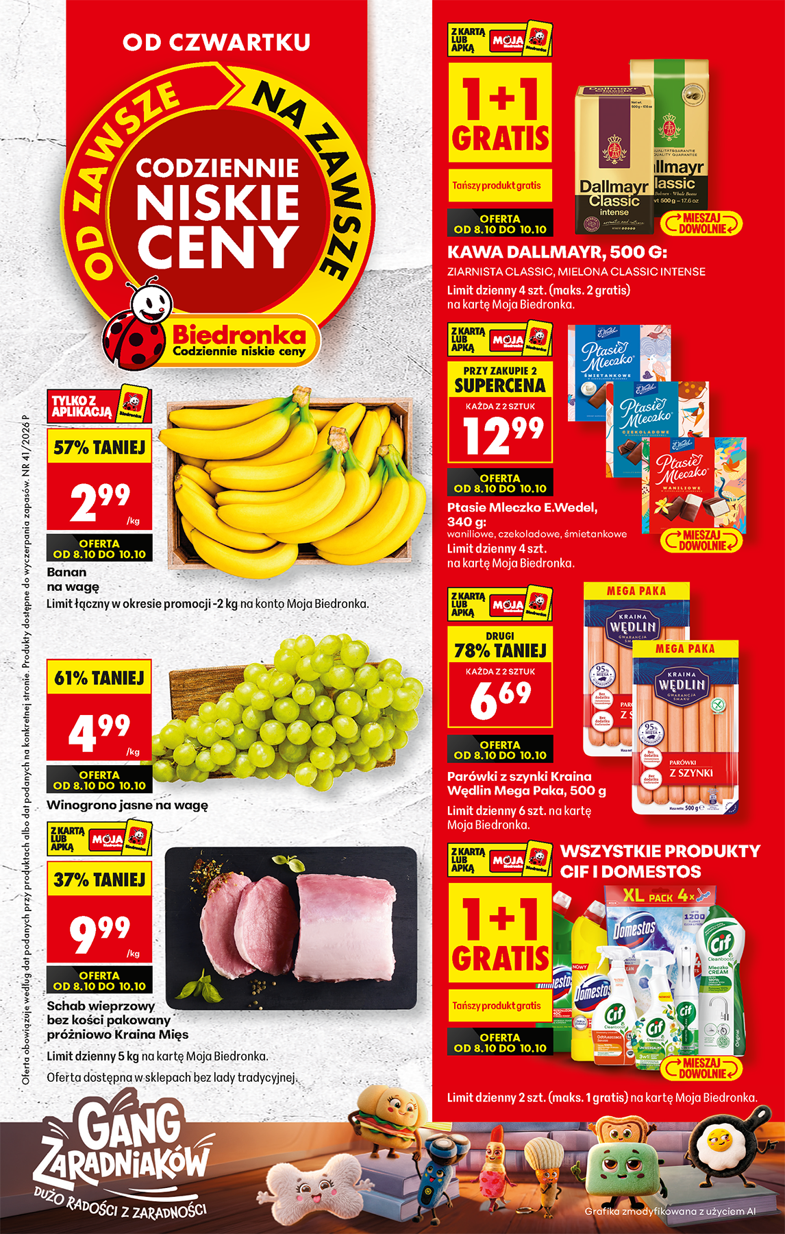 biedronka - Aktuální Biedronka leták platný od čtvrtka 08.10.2026 do středy 14.10.2026
