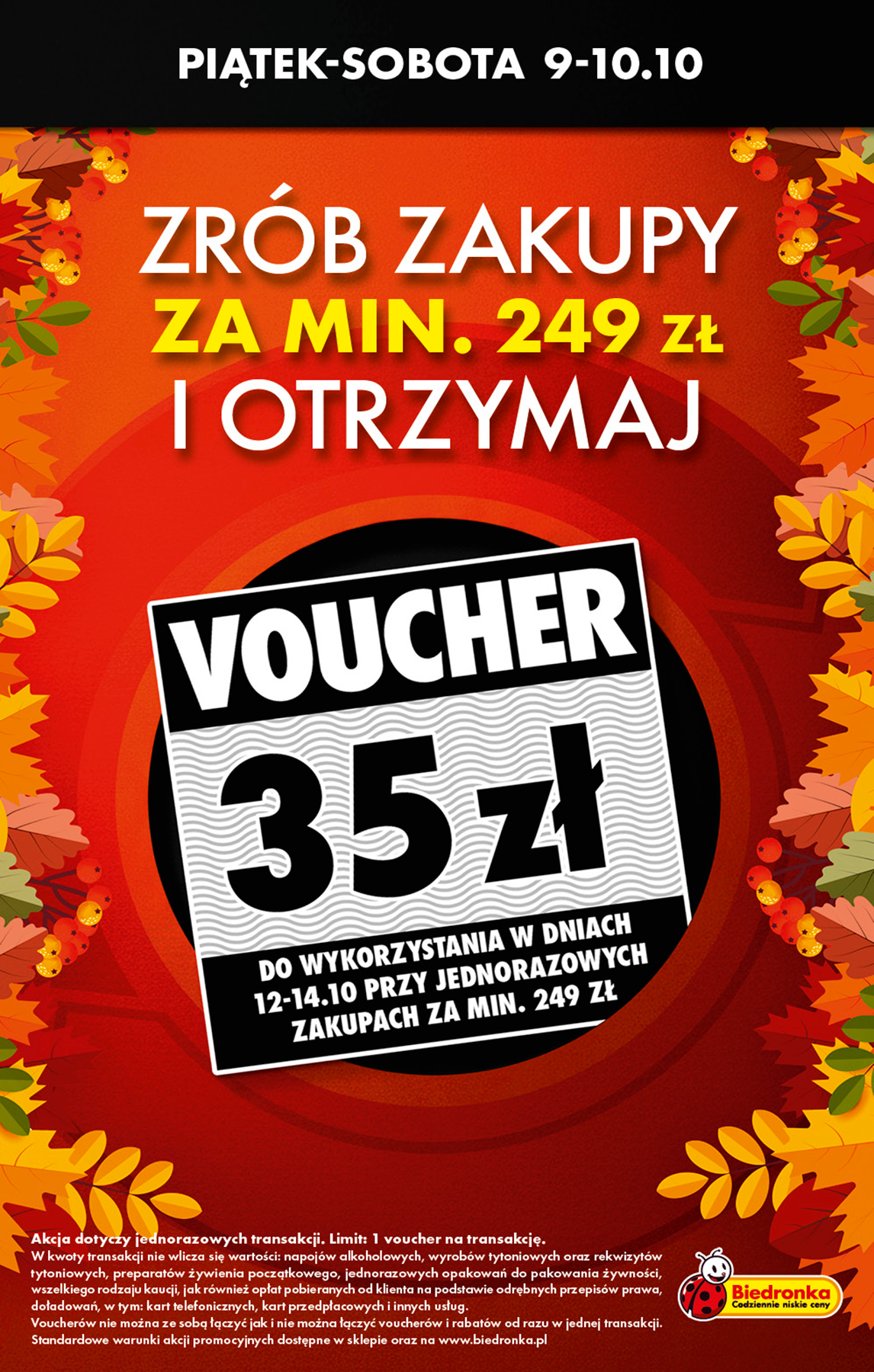 biedronka - Aktuální Biedronka - Tani weekend leták platný od pátku 09.10.2026 do soboty 10.10.2026 - page: 3
