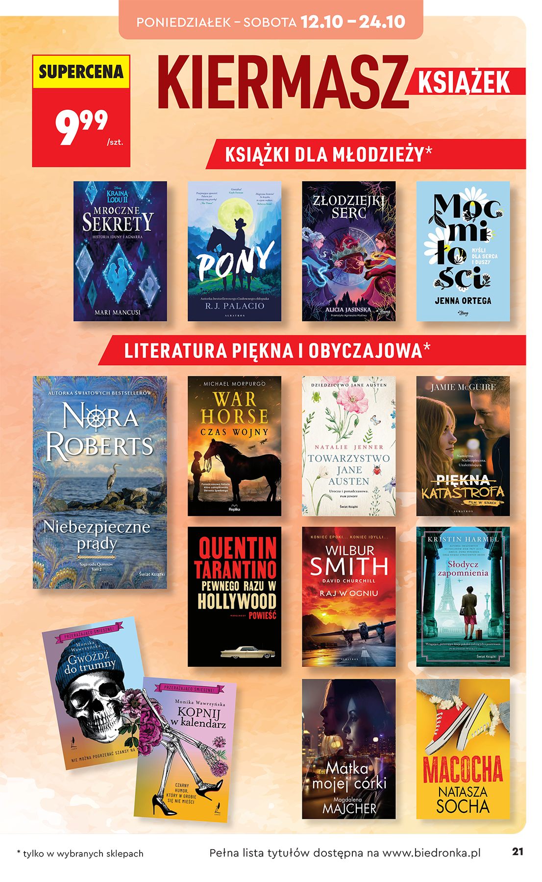 biedronka - Biedronka - Hity i inspiracje leták na příští týden od soboty 10.10.2026 do soboty 24.10.2026 - page: 21