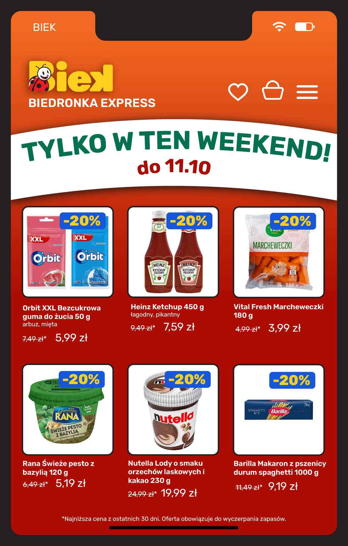 biedronka - Aktuální Biedronka - BIEK leták platný od pátku 09.10.2026 do neděle 11.10.2026 - page: 18