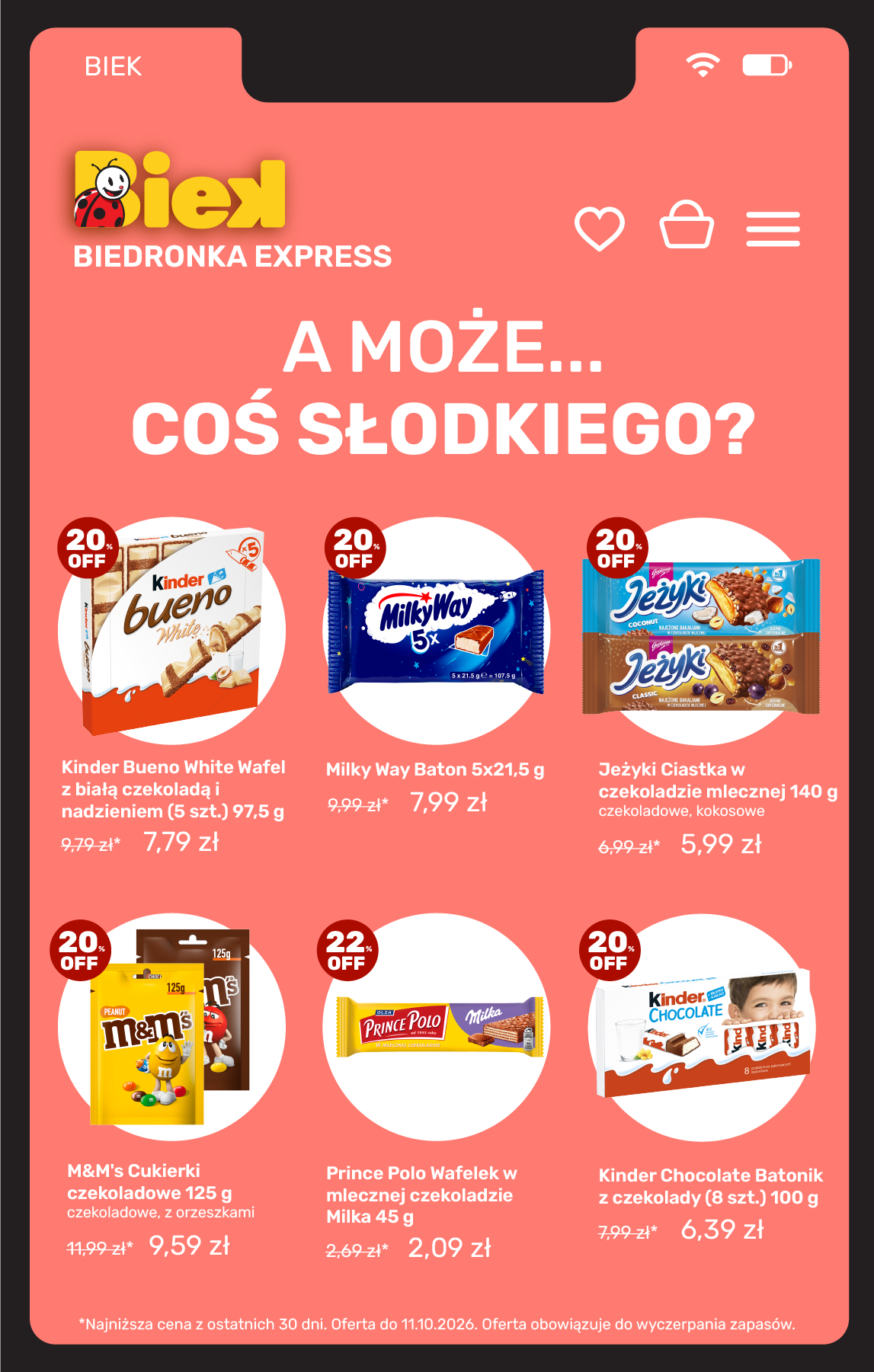 biedronka - Aktuální Biedronka - BIEK leták platný od pátku 09.10.2026 do neděle 11.10.2026 - page: 22