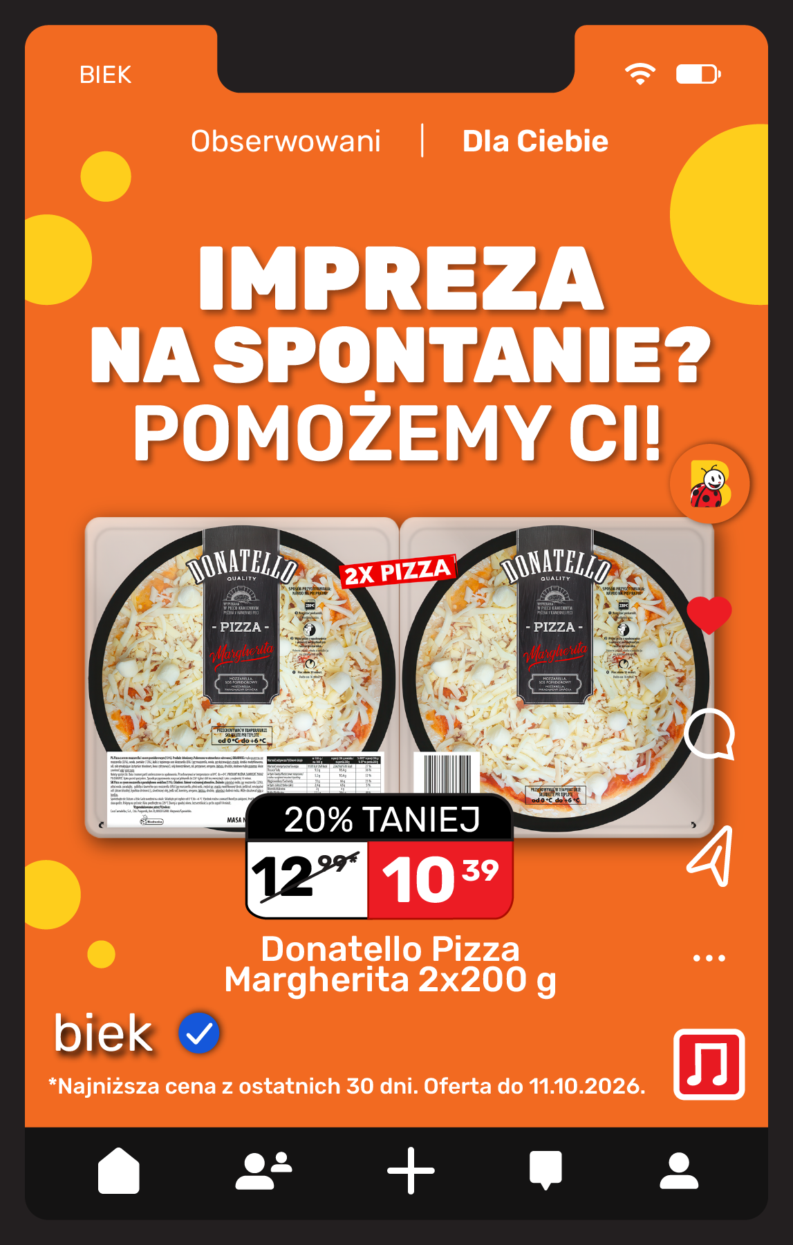 biedronka - Aktuální Biedronka - BIEK leták platný od pátku 09.10.2026 do neděle 11.10.2026 - page: 19