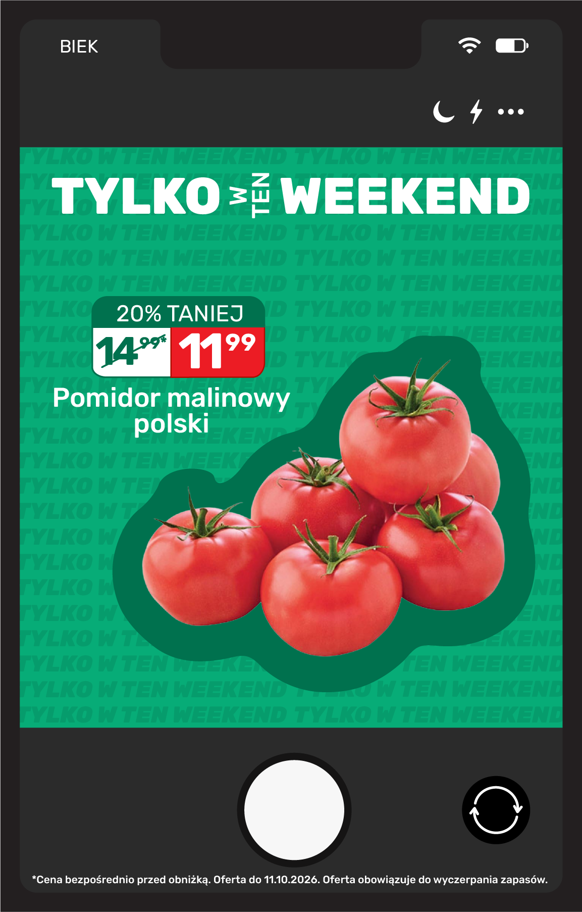 biedronka - Aktuální Biedronka - BIEK leták platný od pátku 09.10.2026 do neděle 11.10.2026 - page: 16