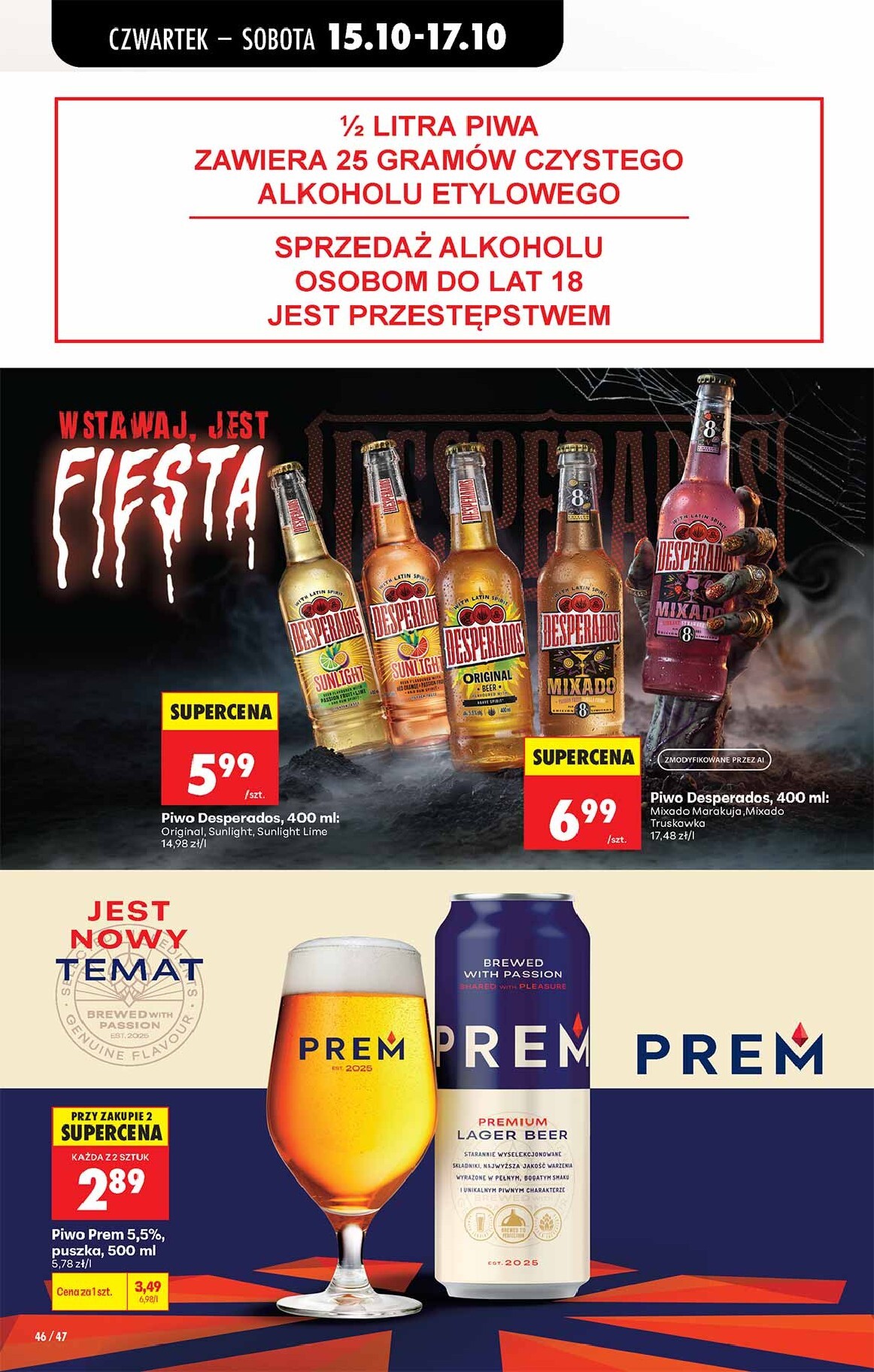 biedronka - Aktuální Biedronka leták platný od čtvrtka 15.10.2026 do středy 21.10.2026 - page: 46