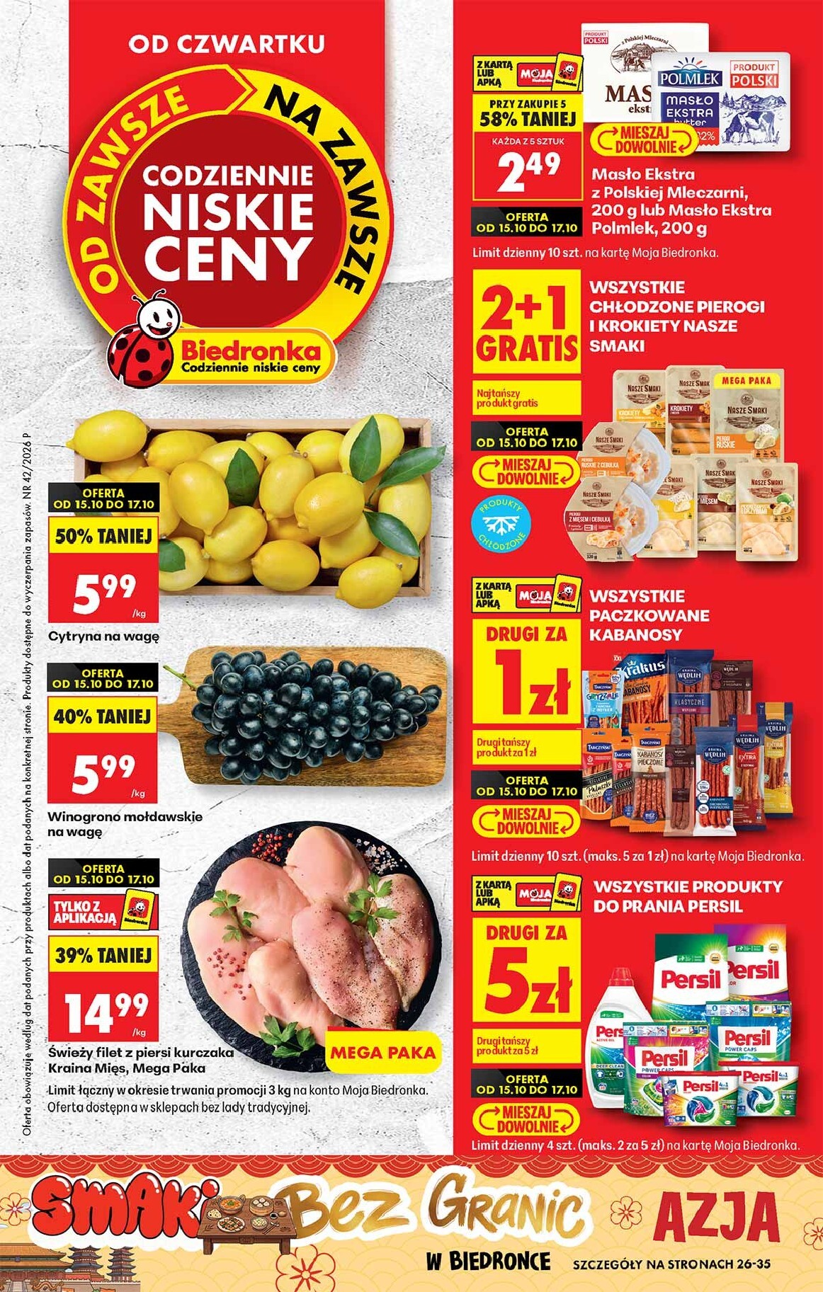 biedronka - Aktuální Biedronka leták platný od čtvrtka 15.10.2026 do středy 21.10.2026 - page: 1